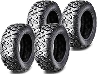 Vista 5 de WANDA Juego de 4 neumáticos ATV 19X7-8 delanteros y 18X9.5-8 traseros 4PR estilo Big Horn