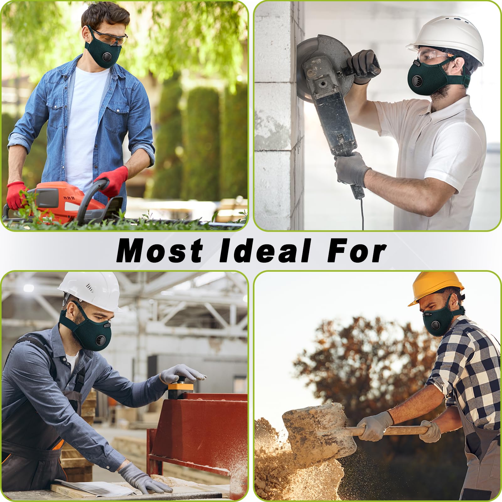 BASE CAMP M Plus Dust Mask - Woodworking & Safety -8