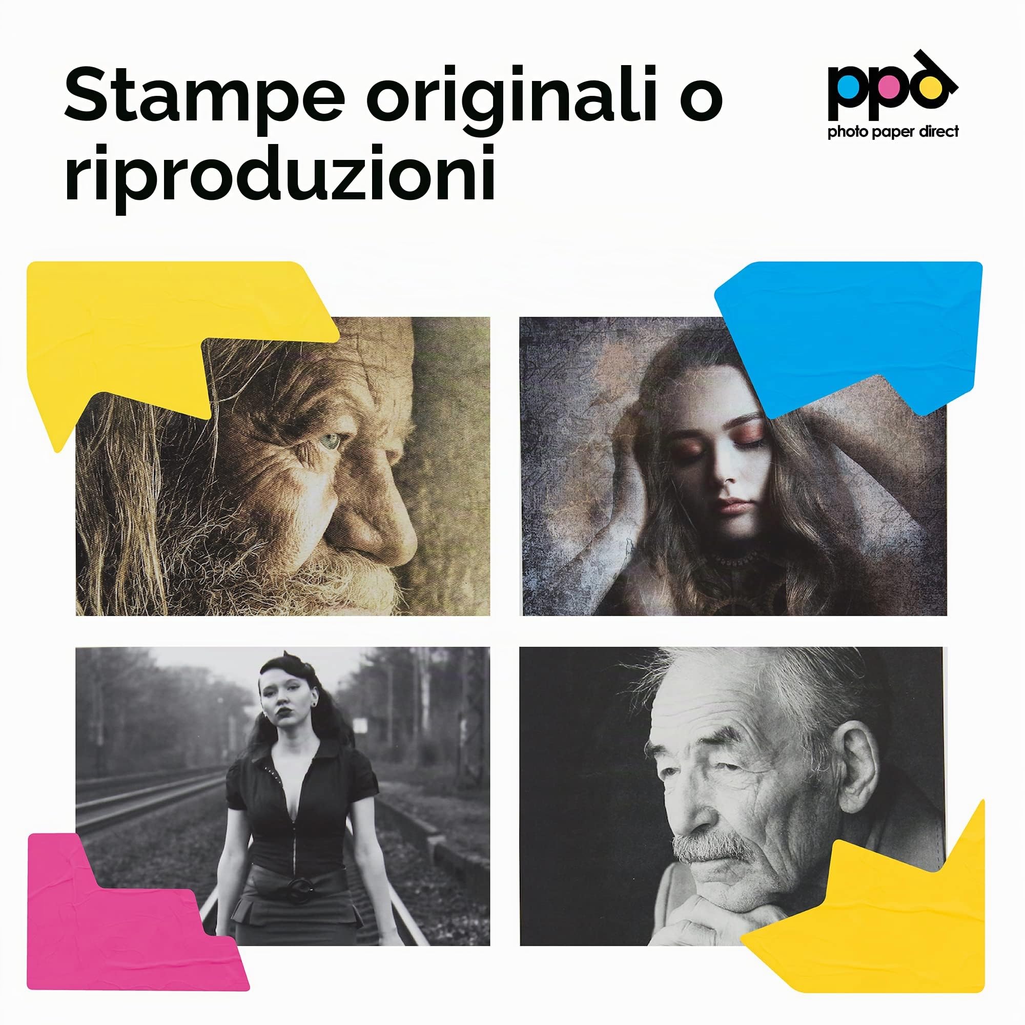 PPD A3 25 Fogli Di Carta Giclee Per Incisione ‘Fine Art White Velvet Etching Giclee Archival’ Per Stampanti Ad Inchiostro PPD-77-25