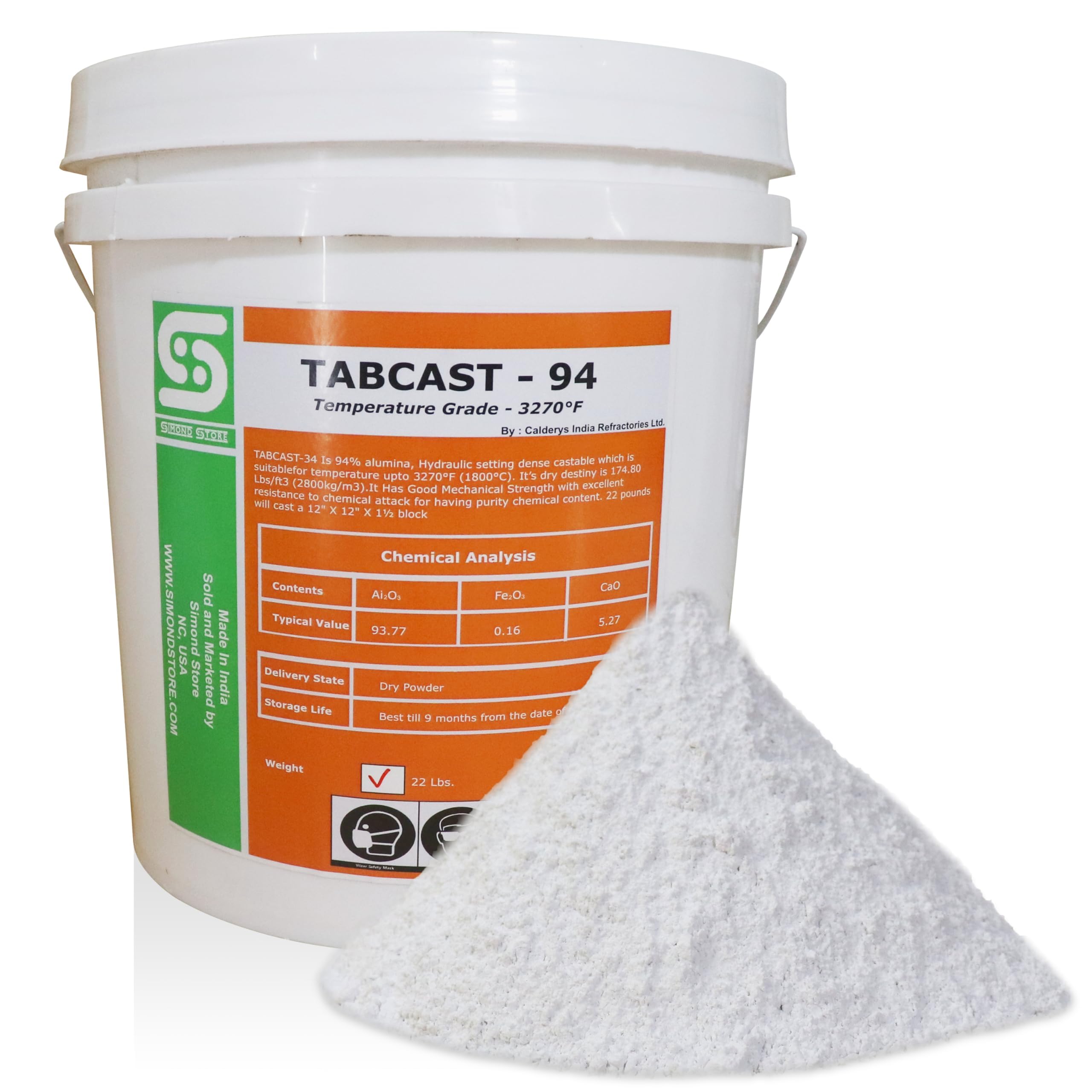 Dense Castable Refractory Cement for Forge - Furnace Cement