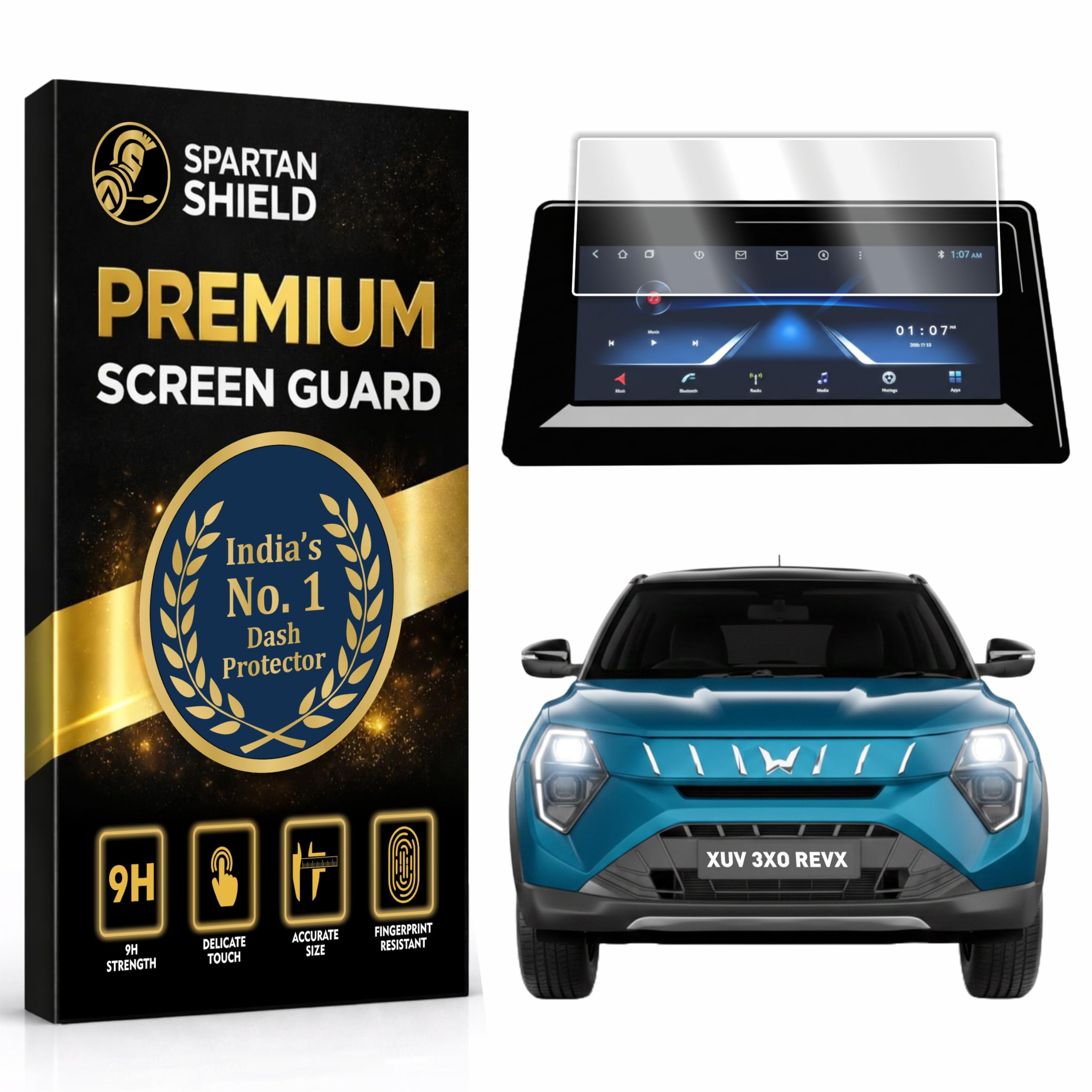 Screen Guard for MAHINDRA XUV 3XO REVX M/M OPTIONAL 2026+ || 10.25 INCH INFOTAINMENT TouchScreen Protector || XUV 3XO RevX, M, MO/M(O) Car Display Accessories [Not Tempered Glass]-image-49