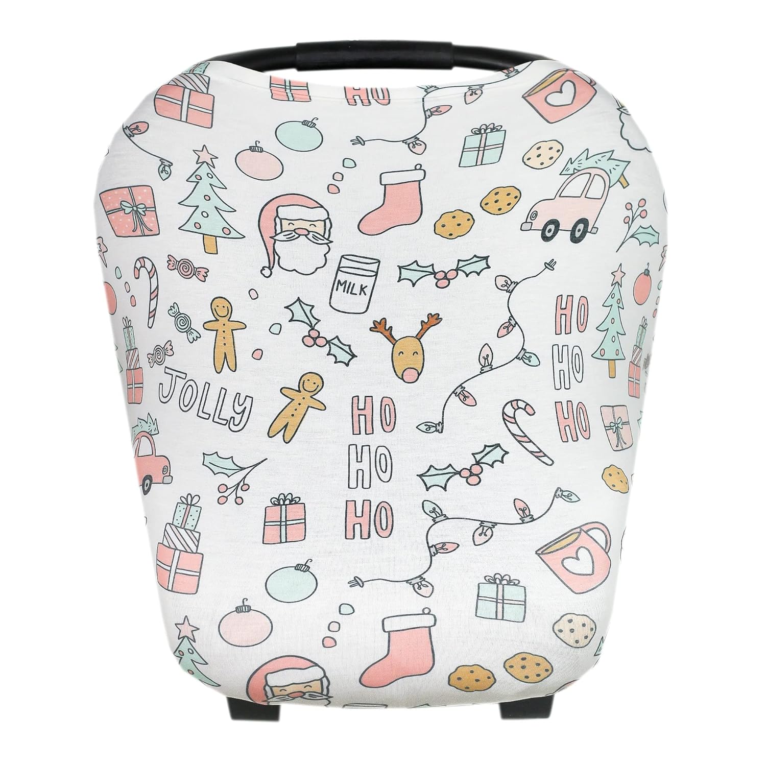 Copper Pearl Multi-Use Cover: Car Seat Covers, Nursing Cover, and Stroller Cover for Sun - Stretchy Fabric, All-Season Use, Stylish Designs, Easy Access for Moms - Cindy