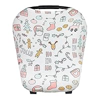 Vista 9 de Copper Pearl Funda multiusos: fundas de asiento de automóvil, funda de lactancia y funda de cochecito para el sol, tela elástica, uso para todas