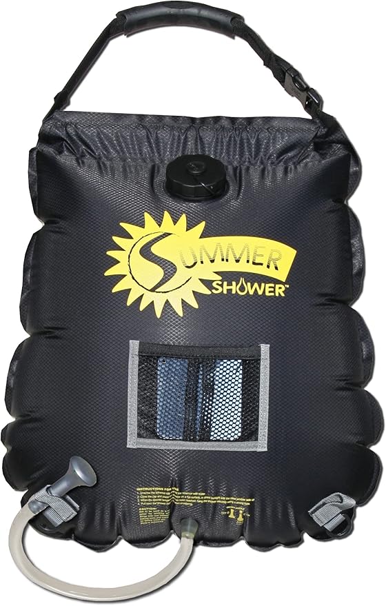 ADVANCED ELEMENTS 5Gallon PVC Free Solar Shower Black