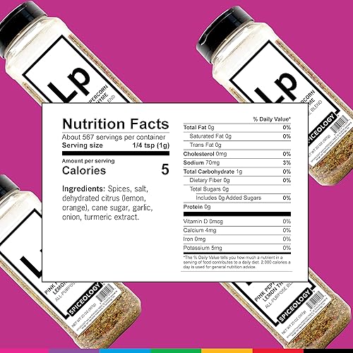 Miniatura 5 de Spiceology - Mezcla de condimentos multiusos de tomillo de limón y pimienta rosa - Especias de limón y pimienta - Uso en pollo, salmón, camarones,
