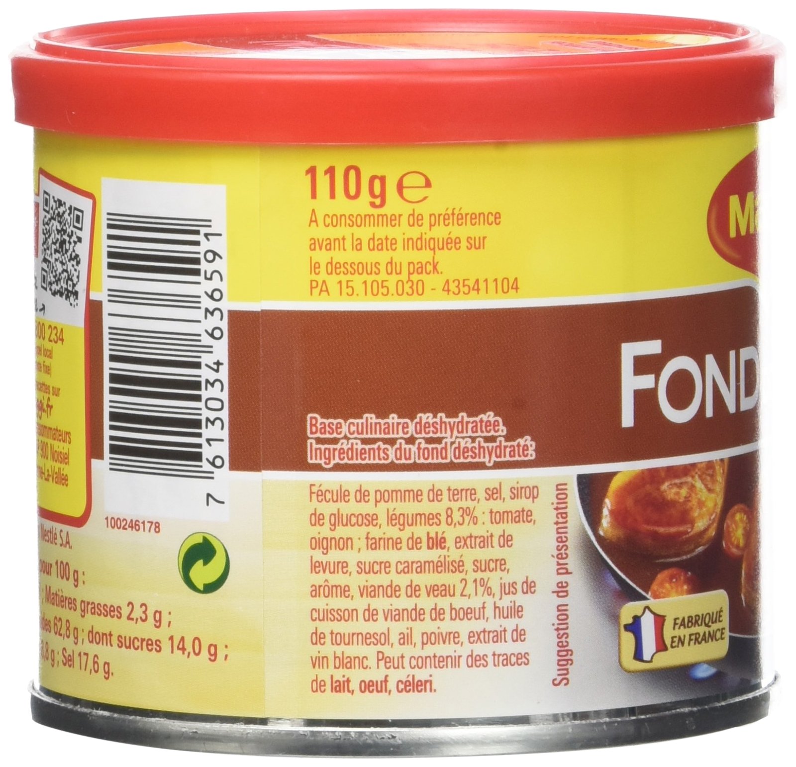 Maggi Fond de veau - La boîte de 110 g