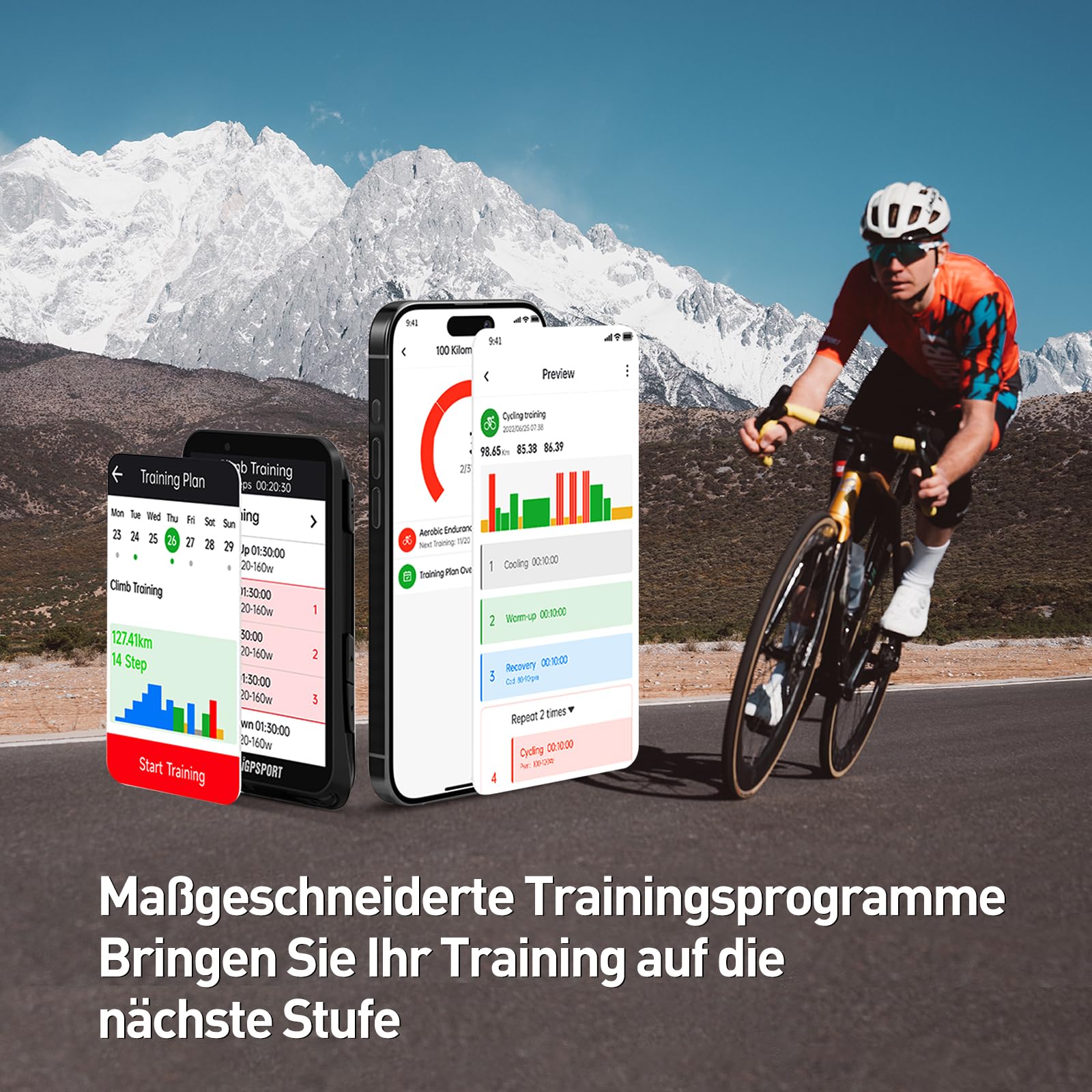 iGPSPORT Fahrradcomputer Kabellos iGS800, wasserdichte Farbbildschirm, Fahrradtacho, Bluetooth ANT+GPS 5.0 MAP-Navigation Zahlreichen Funktionen Tacho Fahrrad Navi Kabellos Zubehör