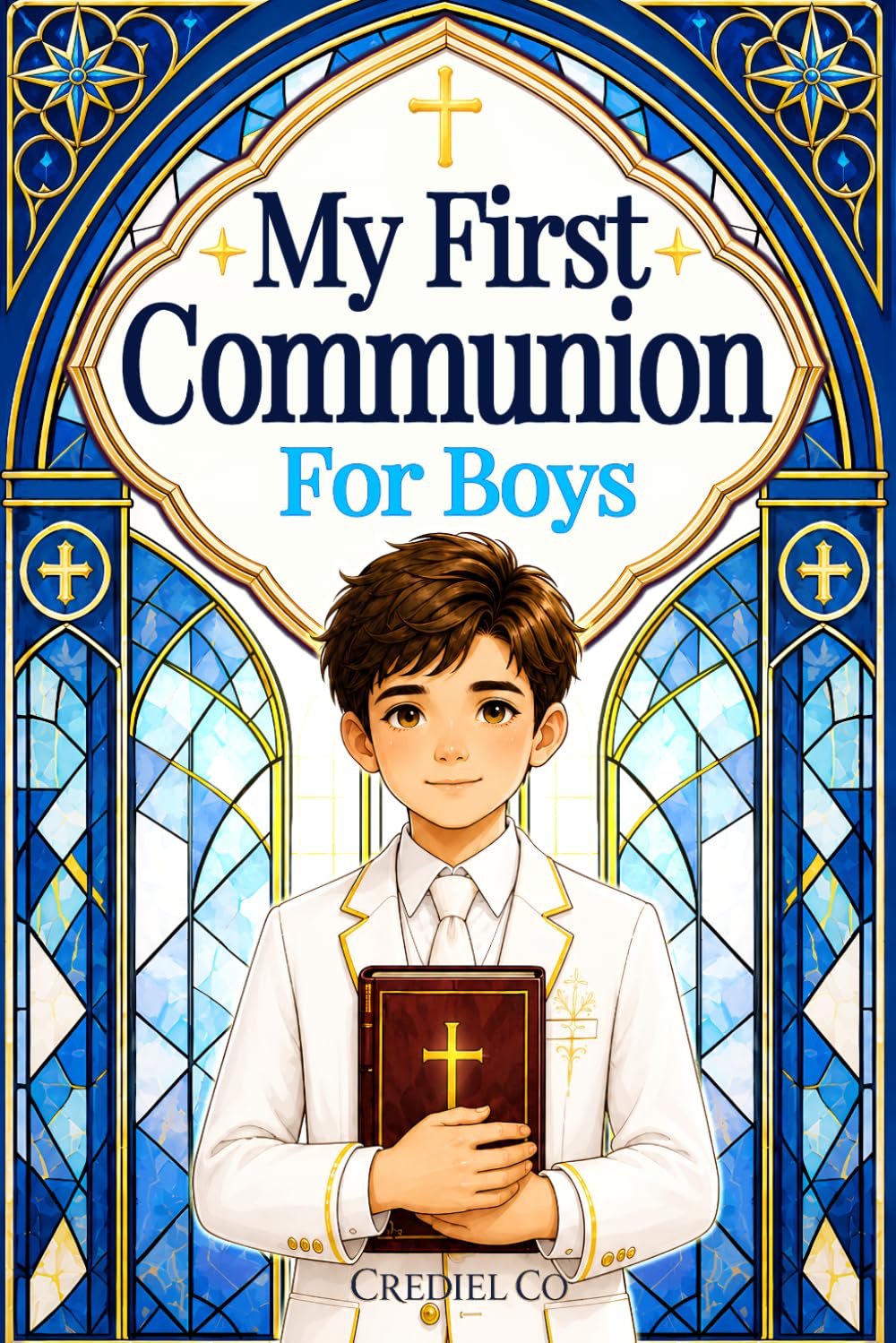 My First Communion Christian Book for Boys: Inspiring Stories That Celebrate Faith, Courage, and God's Love (Holy Communion Gift for Boys and Girls)