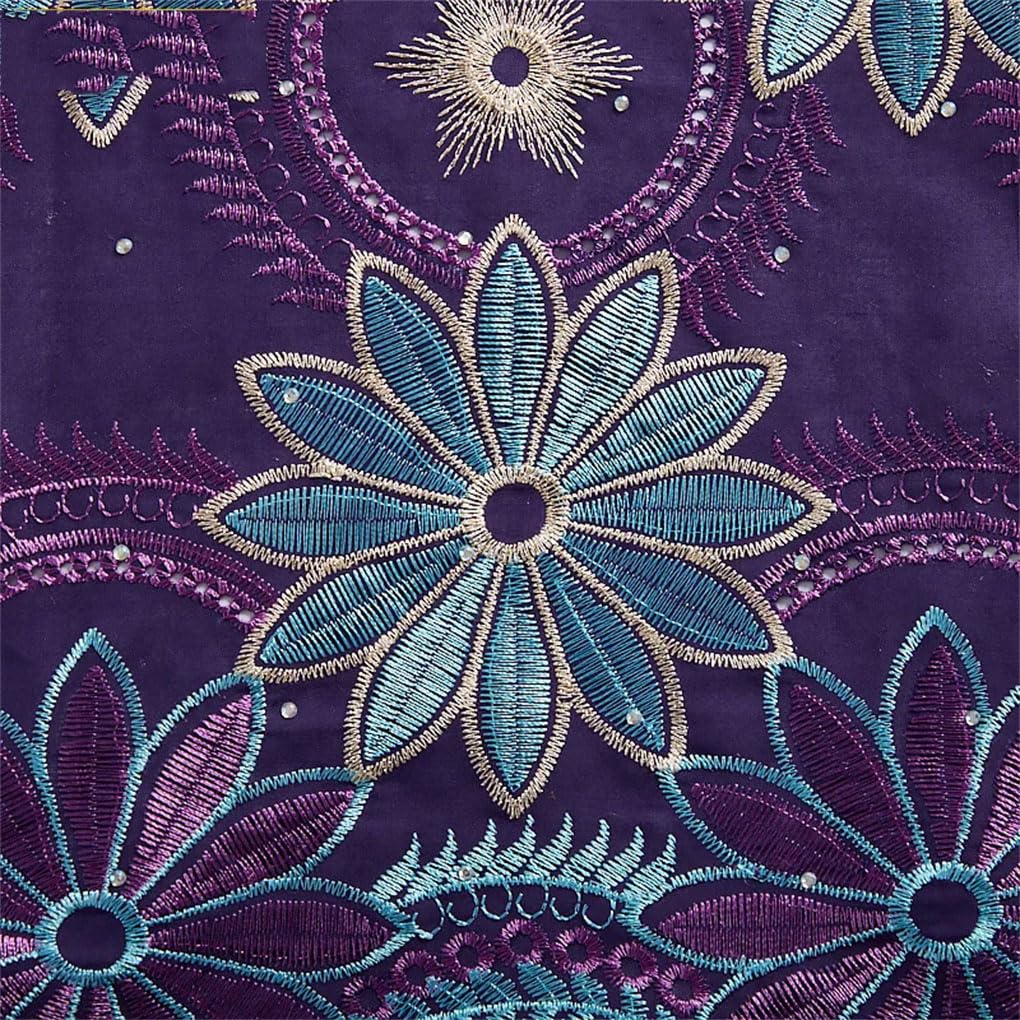 Merletto Voile In Svizzera Con Pietre Tessuti Di Pizzo Africano Nigeriano Fai Da Te Tessuto Di Pizzo Di Cotone Cucito