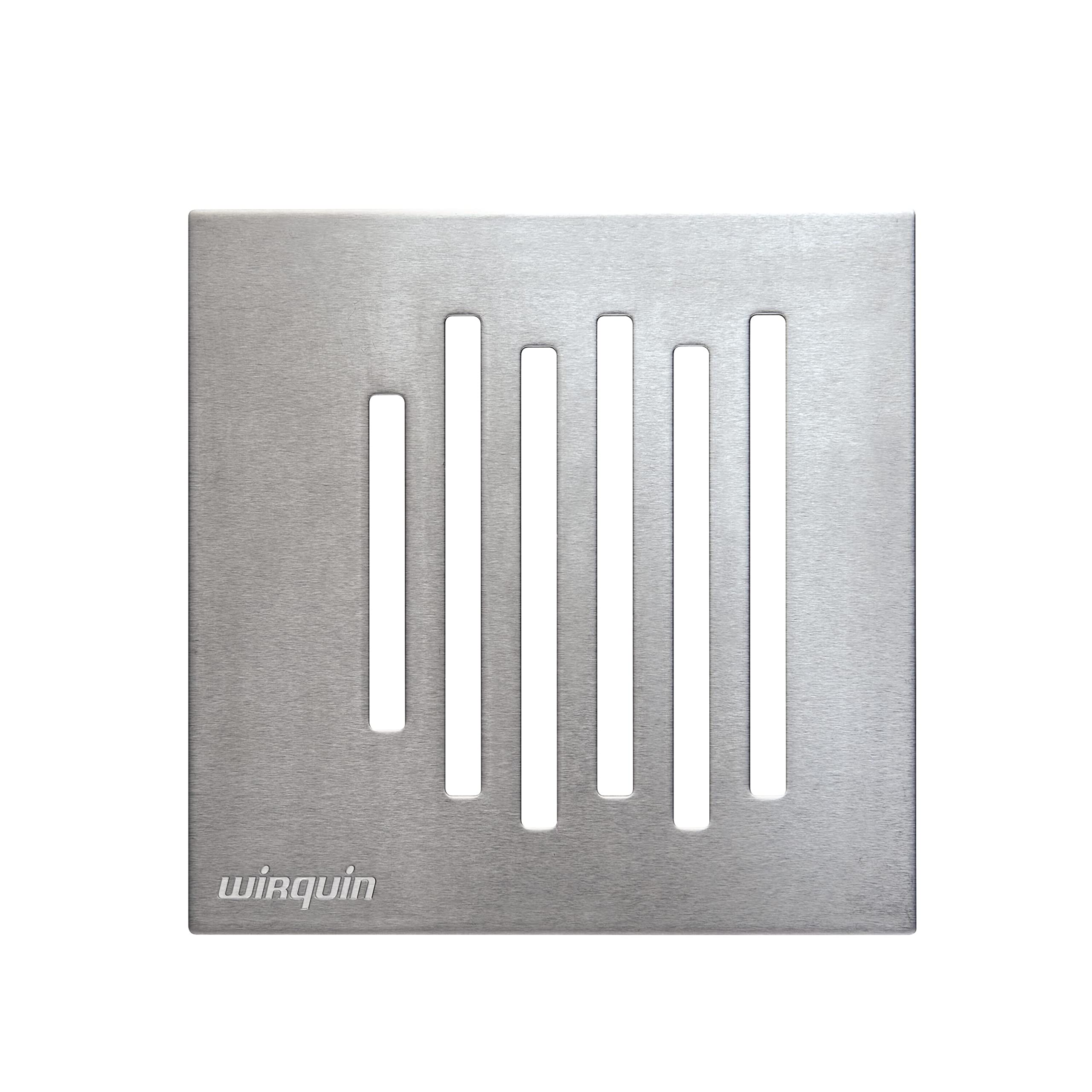 Wirquin 30723995 - Piletta per doccia Venisio orizzontale con griglia in acciaio inox, cromato