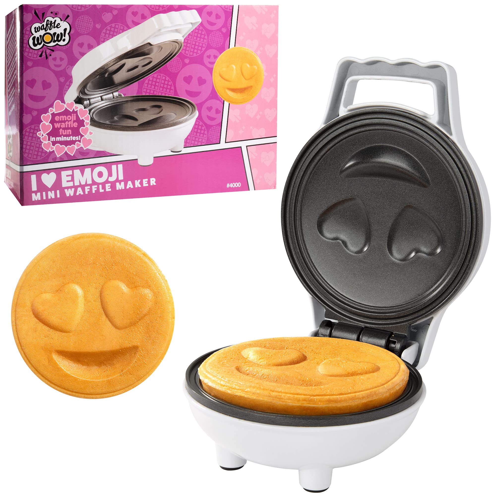 Buy Emoji Mini Waffle Maker Make Breakfast Special for Kids with Cute