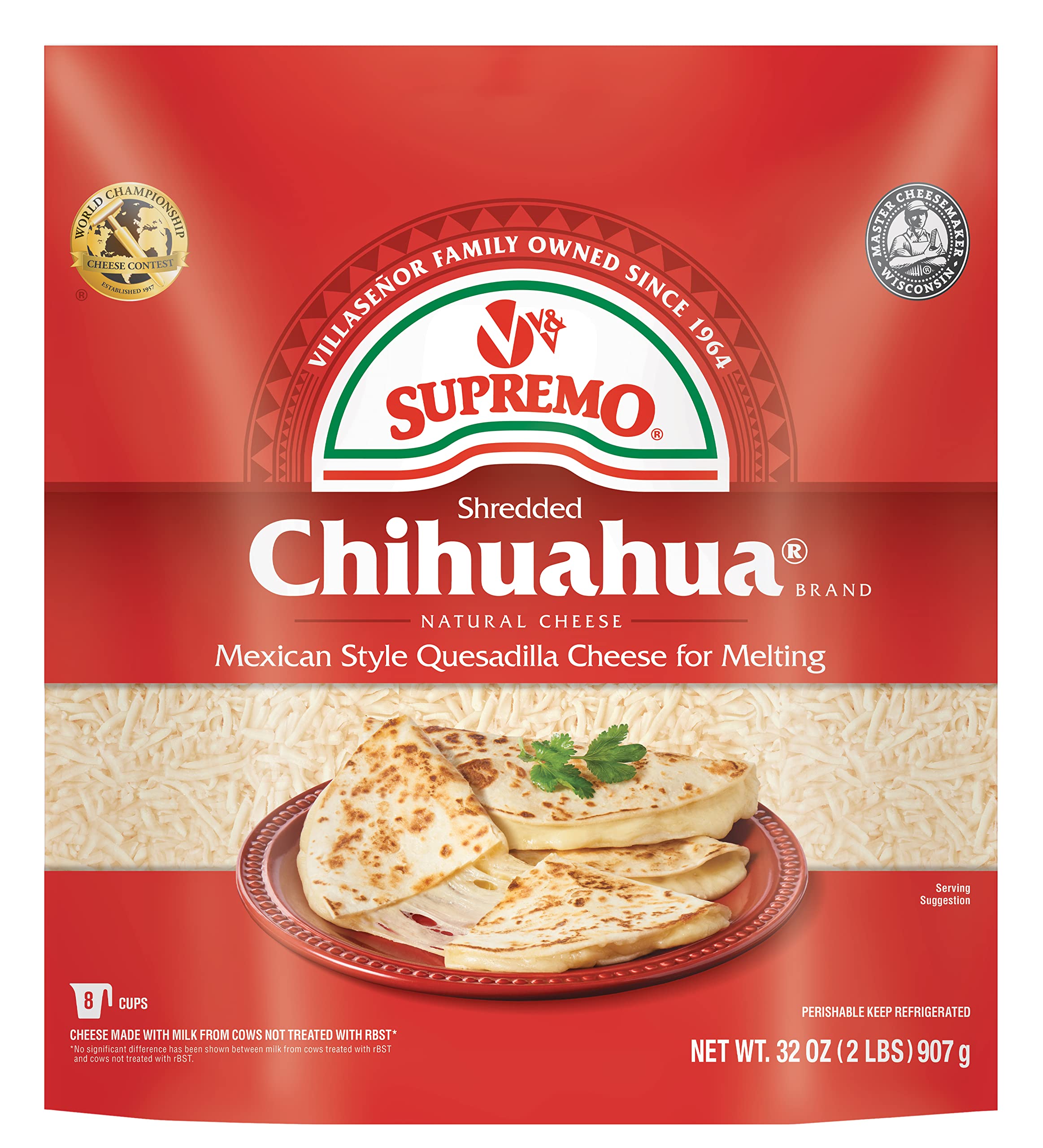 V&V Supremo, Queso Chihuahua , 32 oz.