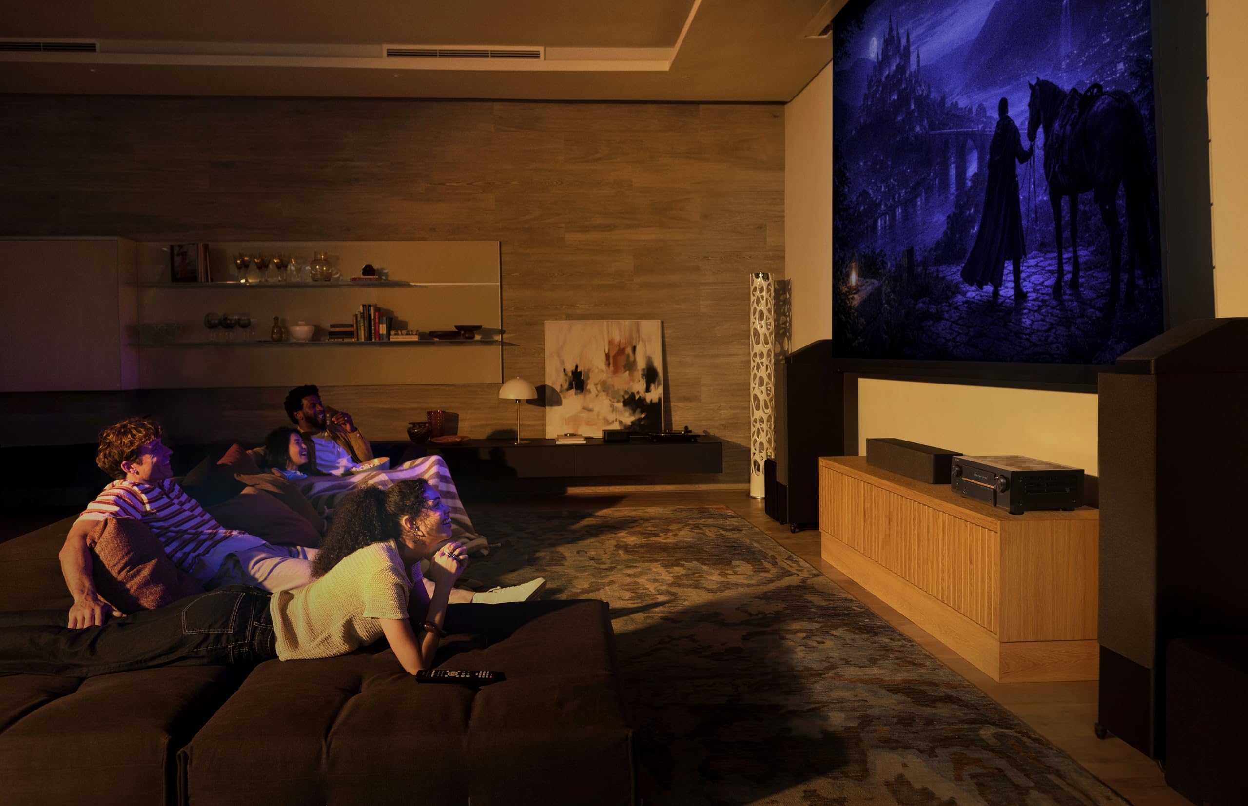 Denon AVC-X3900H Receptor AV 8K de 9.4 Canales, Dolby Atmos, DTS:X, Auro-3D, IMAX Enhanced, HEOS Multiroom, 4K/120Hz Gaming, Dirac Live Ready, Bluetooth, Wi‑Fi - Negro