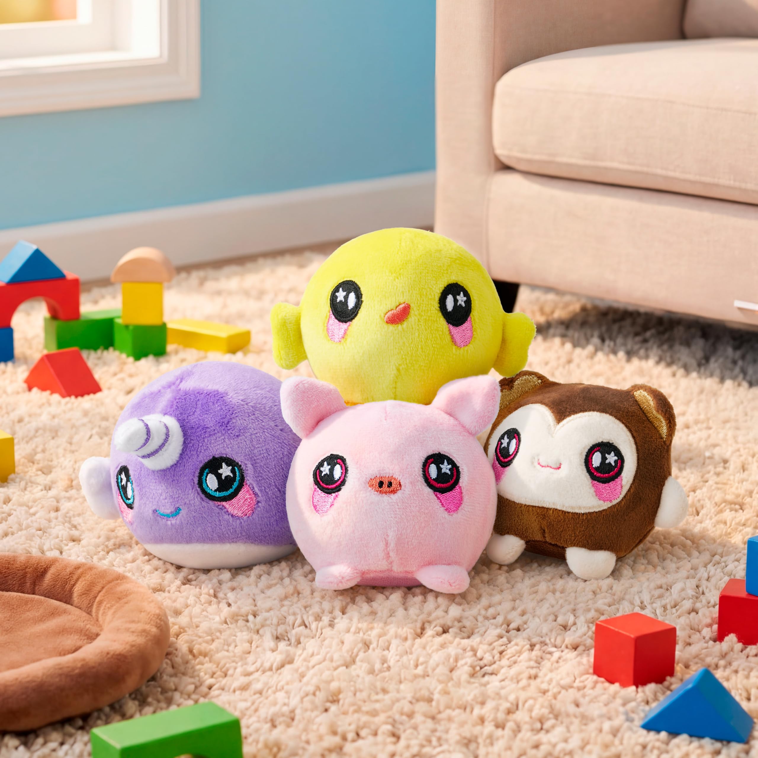 JOYIN - Juguetes de peluche para apretar, 6 unidades