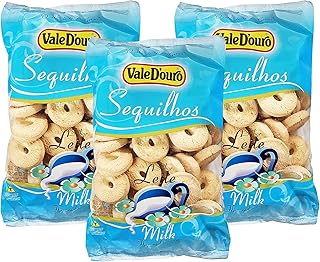 Vale Douro Sequilhos Milk Cookies - Sabor Leite (3 Pack, Total of 36.9oz)