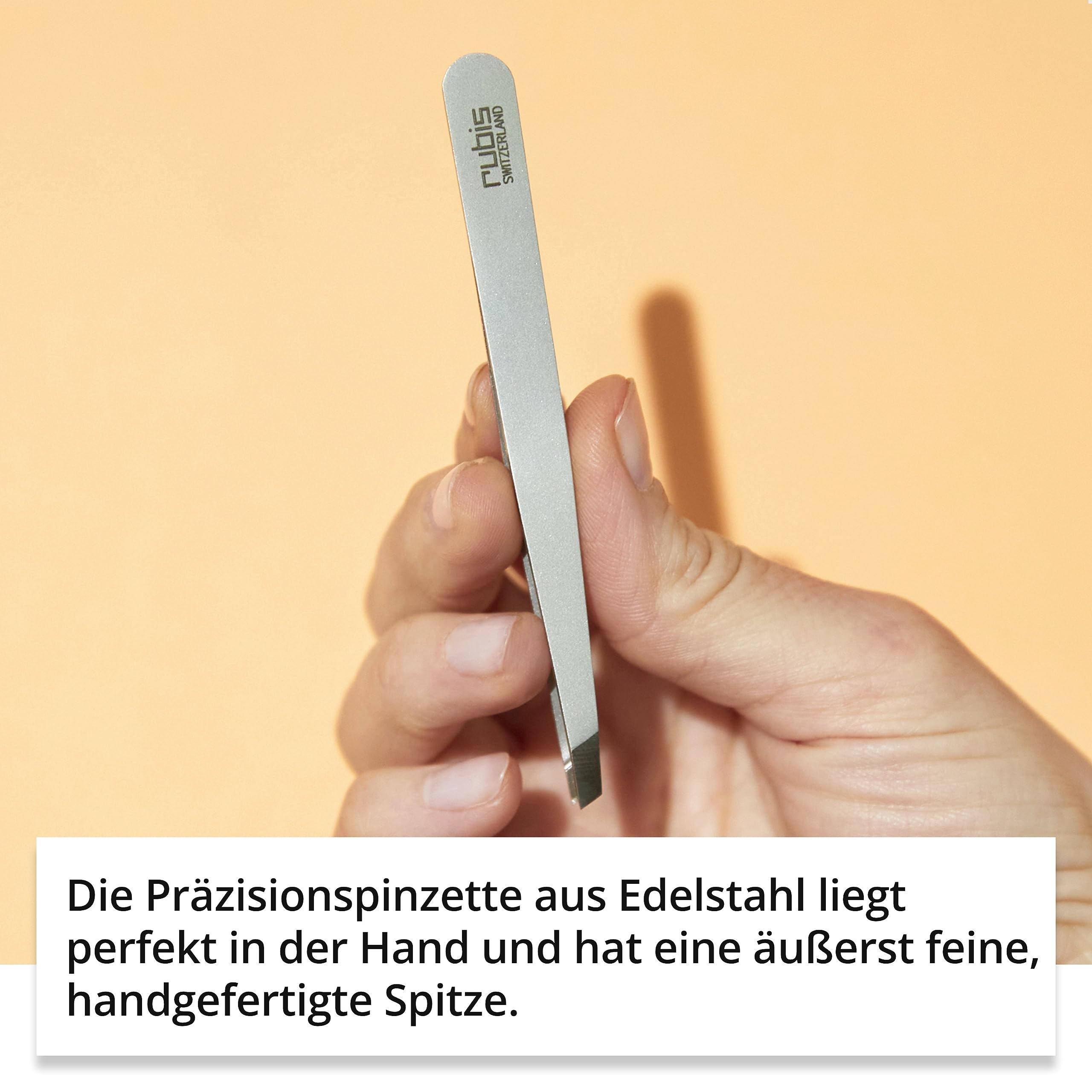 Rubis Minuit Maniküre Set - Nagelpflegeset - Maniküre Set mit Pinzette, Nagelknipser, Nagelschere mit Feile - Nagelset - Nageletui klein 4 teilig - Blau