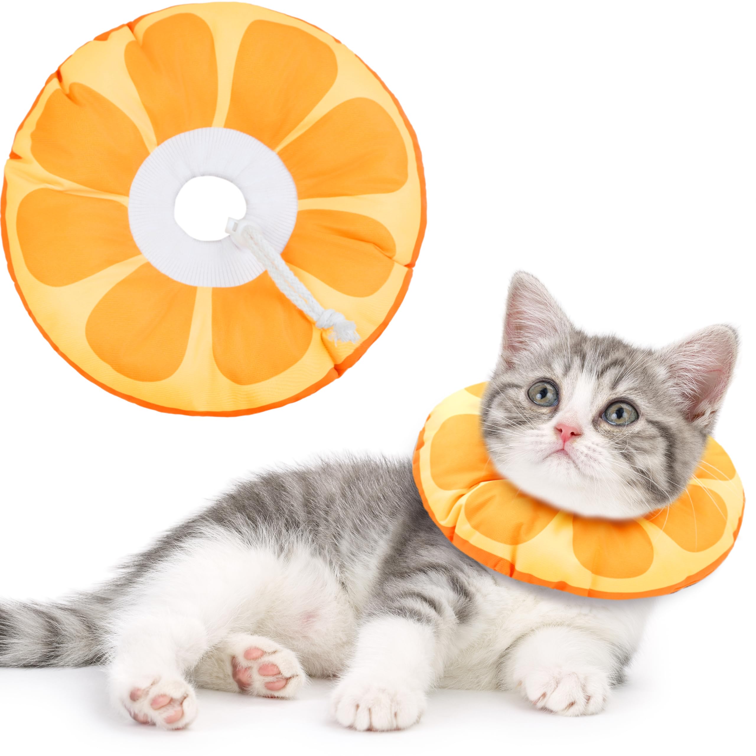 Cat Cone Collar Kitten Cones After Surgery 0-6 Months, Donut Extra