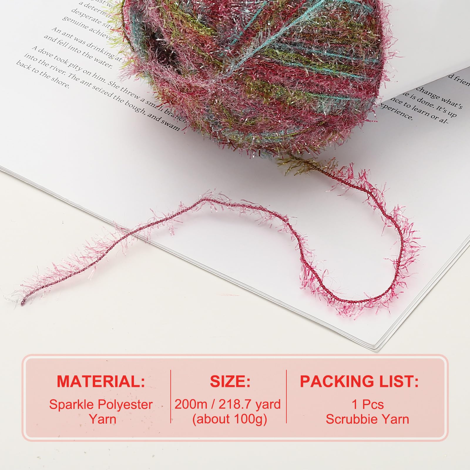 PATIKIL 218 Yard Scrubbie Yarn - Image 2