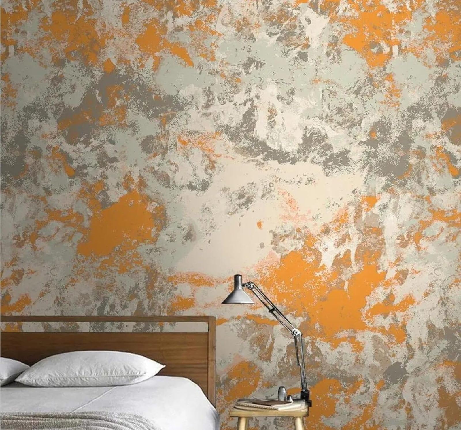 Tzxztt 250Cm×170Cm(B×H) Abstract Retro Colourful Art Individuality Modern 3D Wallpaper Premium Textured Silk Neutral Tones Material Ideal For Living Room Bedroom-250Cm×170Cm