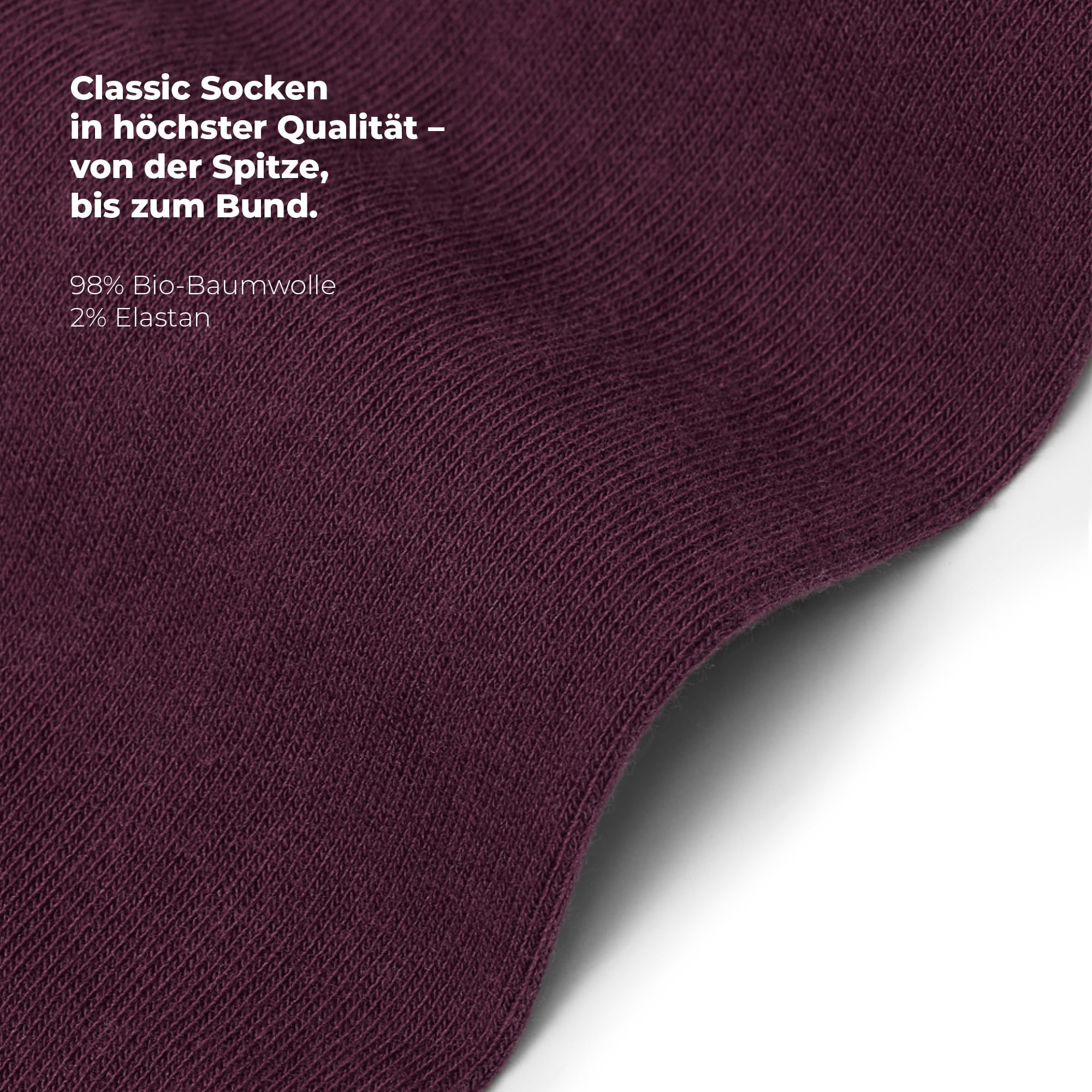 von Jungfeld - 3er Set Classic Socken für Damen & Herren Gr. 39-46 - Hochwertige Socken aus Bio-Baumwolle in verschiedenen Farben