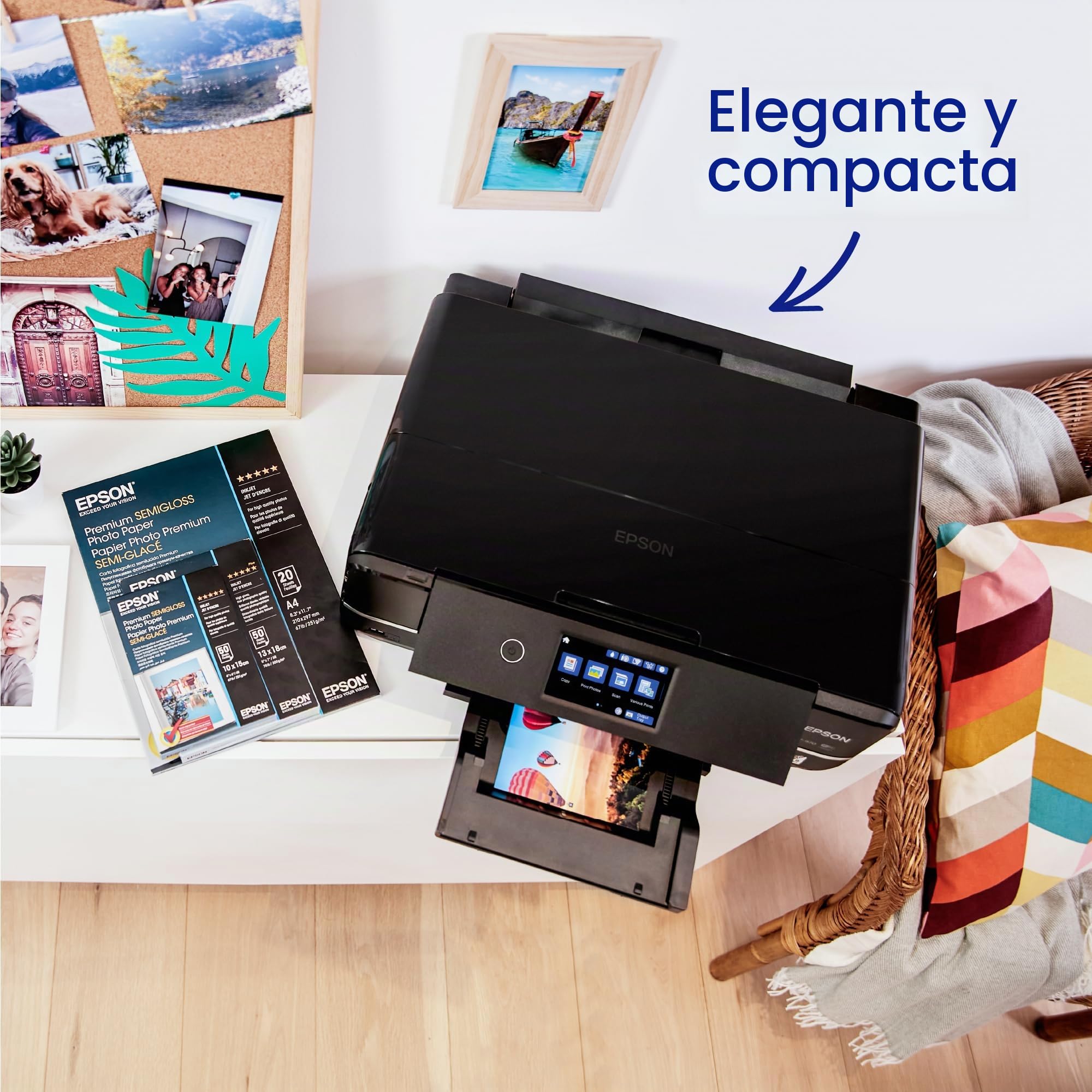 Epson Expression Photo XP-970 | Impresora Fotográfica WiFi A3 Multifunción | Impresión Doble Cara Automática | Bandejas Separadas Papel Fotográfico y A3 | Sistema Tinta 6 Colores Especial Fotografía