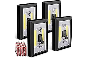 4 Pack LED Closet Light Switch 4 LED Lights