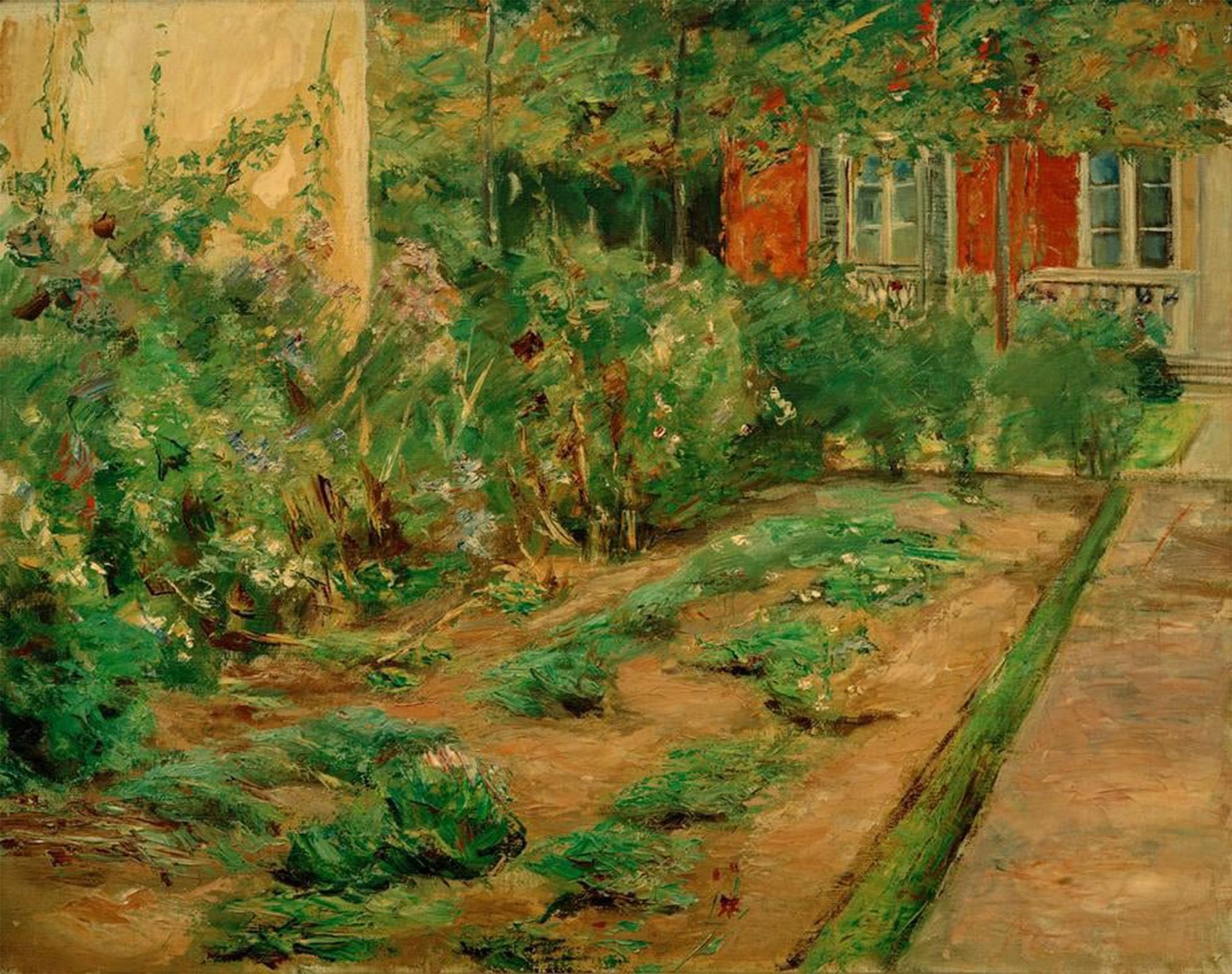 Cuadro de flores perennes de Max Liebermann para llenar de calma tu dormitorio 5