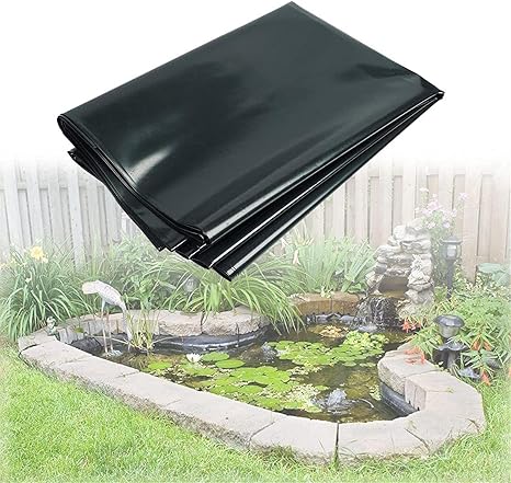 Image AAADRESSES Impermeable Pond Liner, Koi Carp/Fish Pond Liners for Outdoor Pond, HDPE Pond Lining, for Duck, Turtle, Garden Water Landscape,Black,9×12M/29.53×39.37ft Image AAADRESSES Impermeable Pond Liner, Koi Carp/Fish Pond Liners for Outdoor Pond, HDPE Pond Lining, for Duck, Turtle, Garden Water Landscape,Black,9×12M/29.53×39.37ft