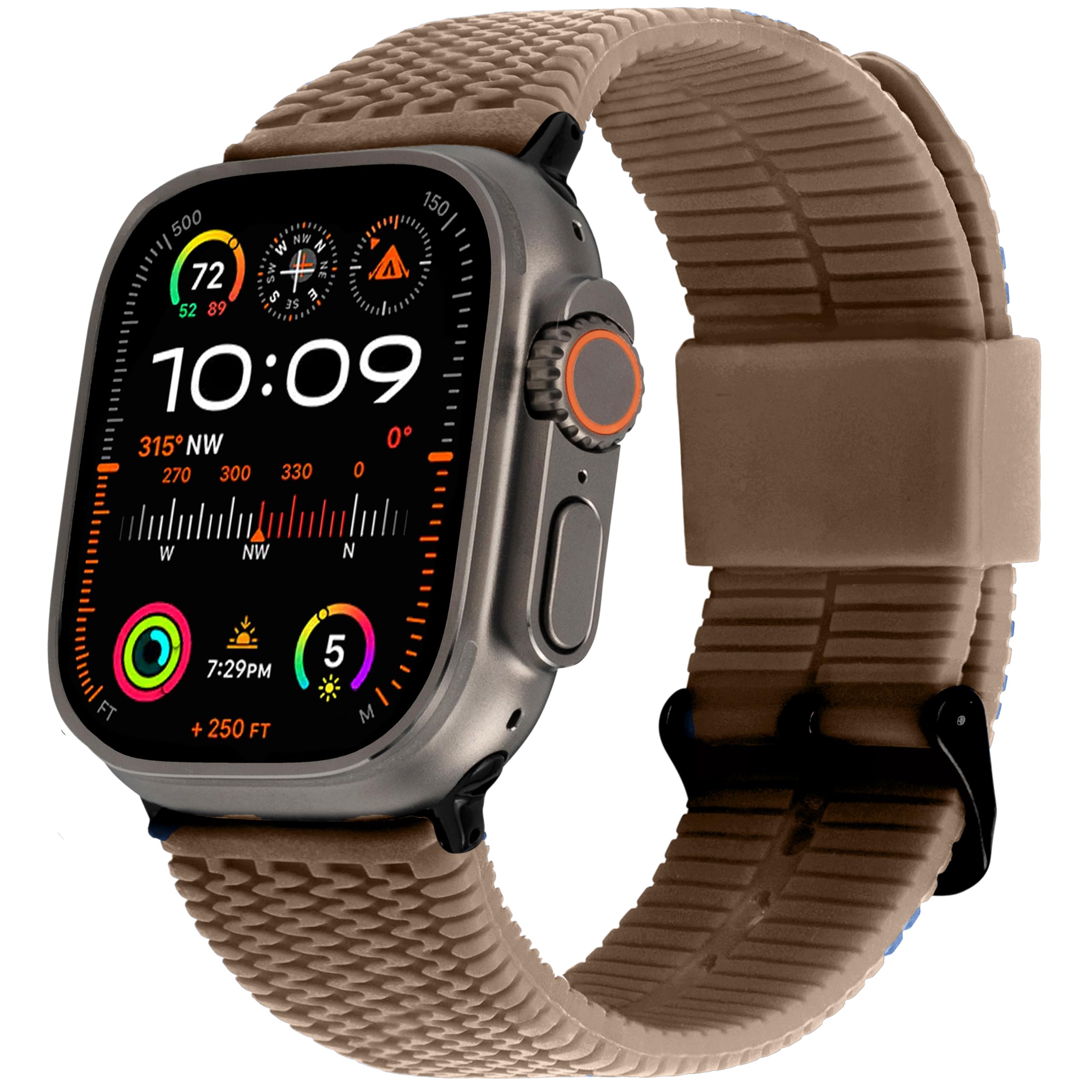 Carterjett Cinturino sportivo robusto | compatibile con Apple Watch per uomo e donna 49 mm, 46 mm, 45 mm, 44 mm, 42 mm, 41 mm, 40 mm, per iWatch Ultra 2 1 e Series 10 9 8 7 6 SE 5 4