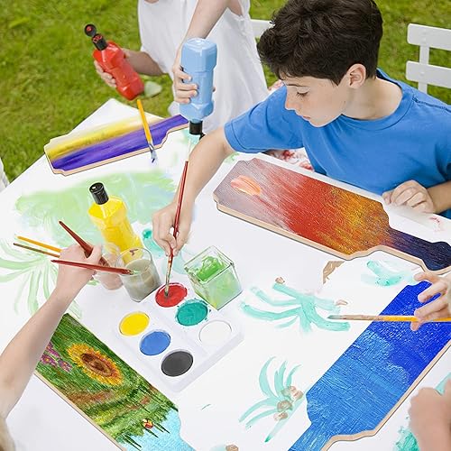 Miniatura 3 de Paleta de hermandad de 22 pulgadas paleta de madera maciza en forma de corazón sin terminar paleta de fraternidad griega para dibujo manualidades y