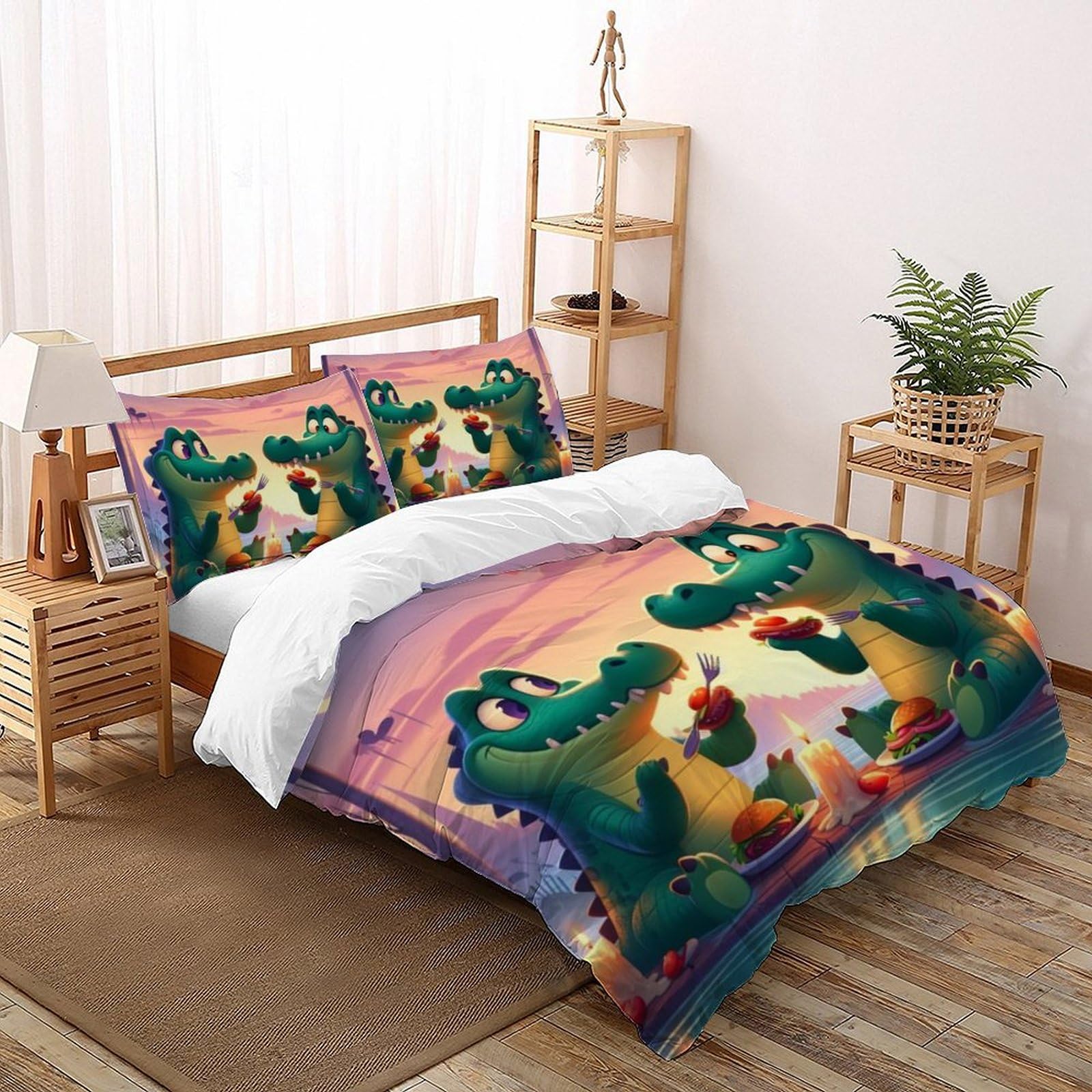 Parure de couette animaux imprimé 3D pour transformer la chambre de votre garçon en safari
