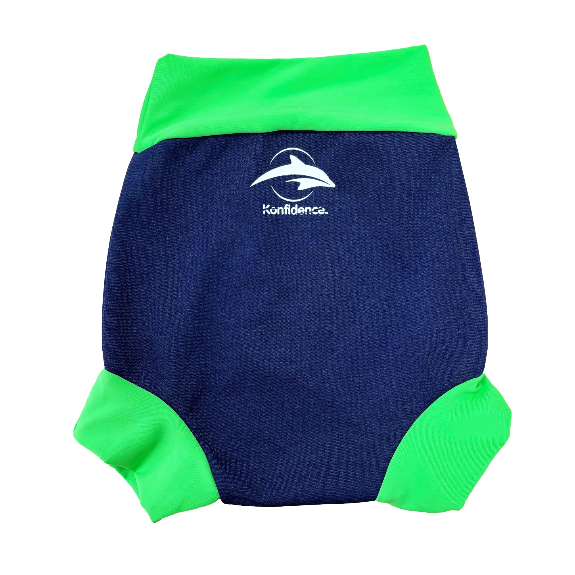 Konfidence Splashy Nappy – Reusable Eco-Friendly Swim Nappy Cover Made Using Recycled Plastics (3–36mths) Leak Proof Design - Machine Washable (Splashy Polka Dot, 6-9 Months) — view 12