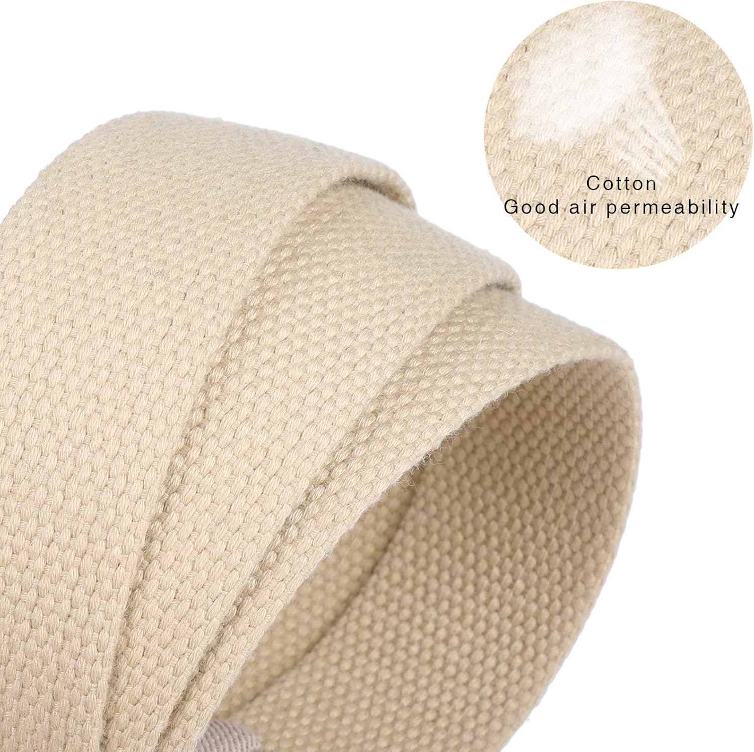 AWAYTR Boys Canvas Web Belts - 2PCS School Uniform Cotton Strap Belt Adjustable in Four Sizes Suitable for Girls - Image 4