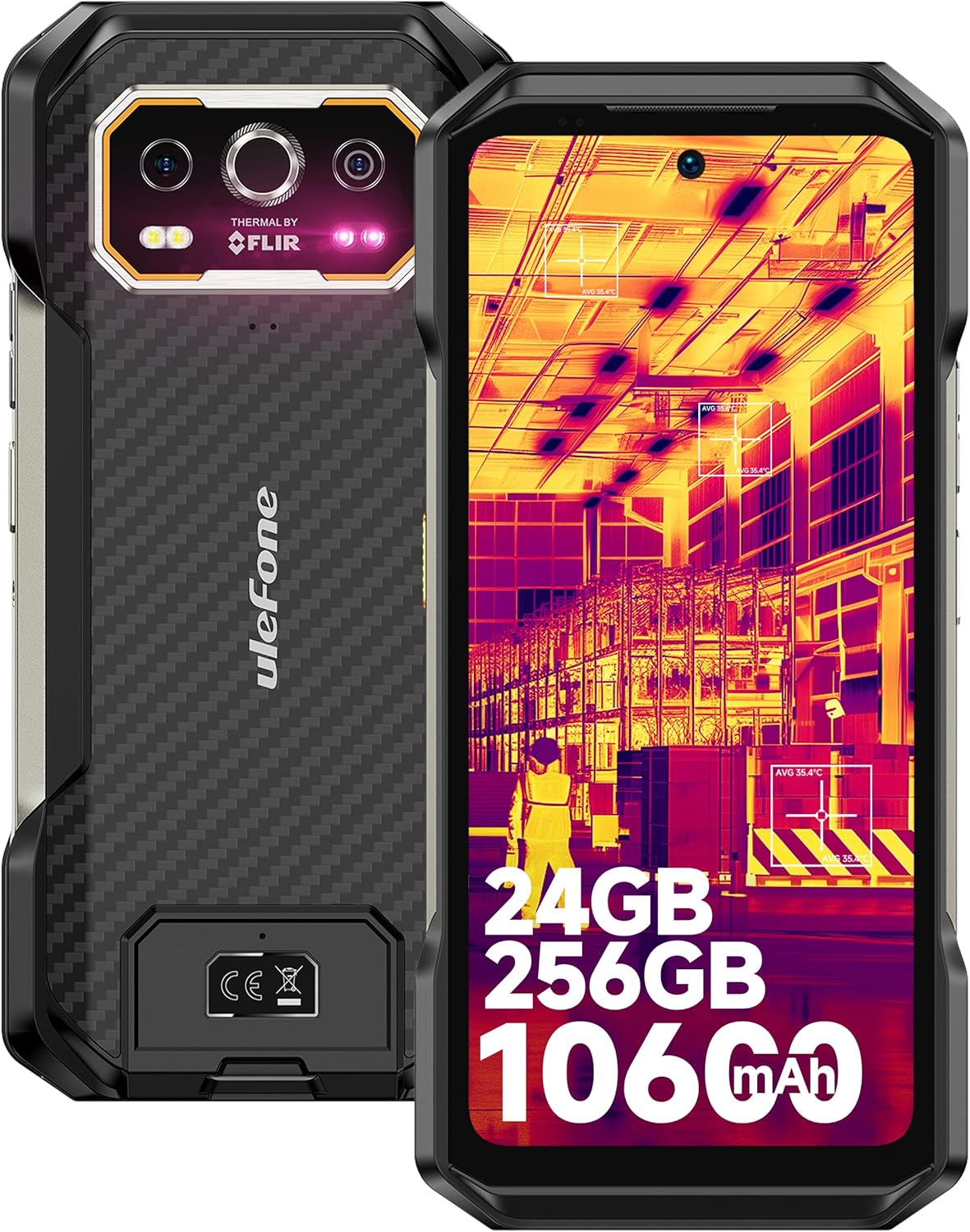 Ulefone Armor 27T 4G Rugged Phone, Thermal Imaging 64MP+50MP Camera, 24GB+256GB MTK Helio G99, 10600mAh(33W), 30W Wireless Charging, 6.78″ FHD+ 120Hz Corning Gorilla Screen, IP68/69K, Android 14 Ulefone Armor 27T 4G Rugged Phone, Thermal Imaging 64MP+50MP Camera, 24GB+256GB MTK Helio G99, 10600mAh(33W), 30W Wireless Charging, 6.78″ FHD+ 120Hz Corning Gorilla Screen, IP68/69K, Android 14