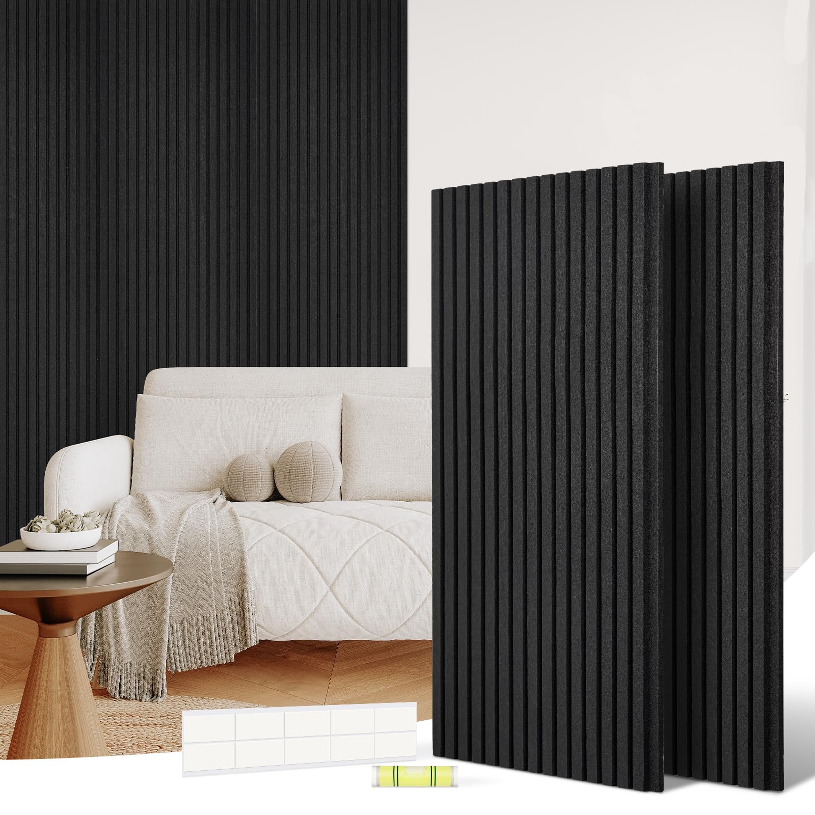 Amazon | Walspax 高密度吸音パネル 120x60cm•2枚セット•約1.44