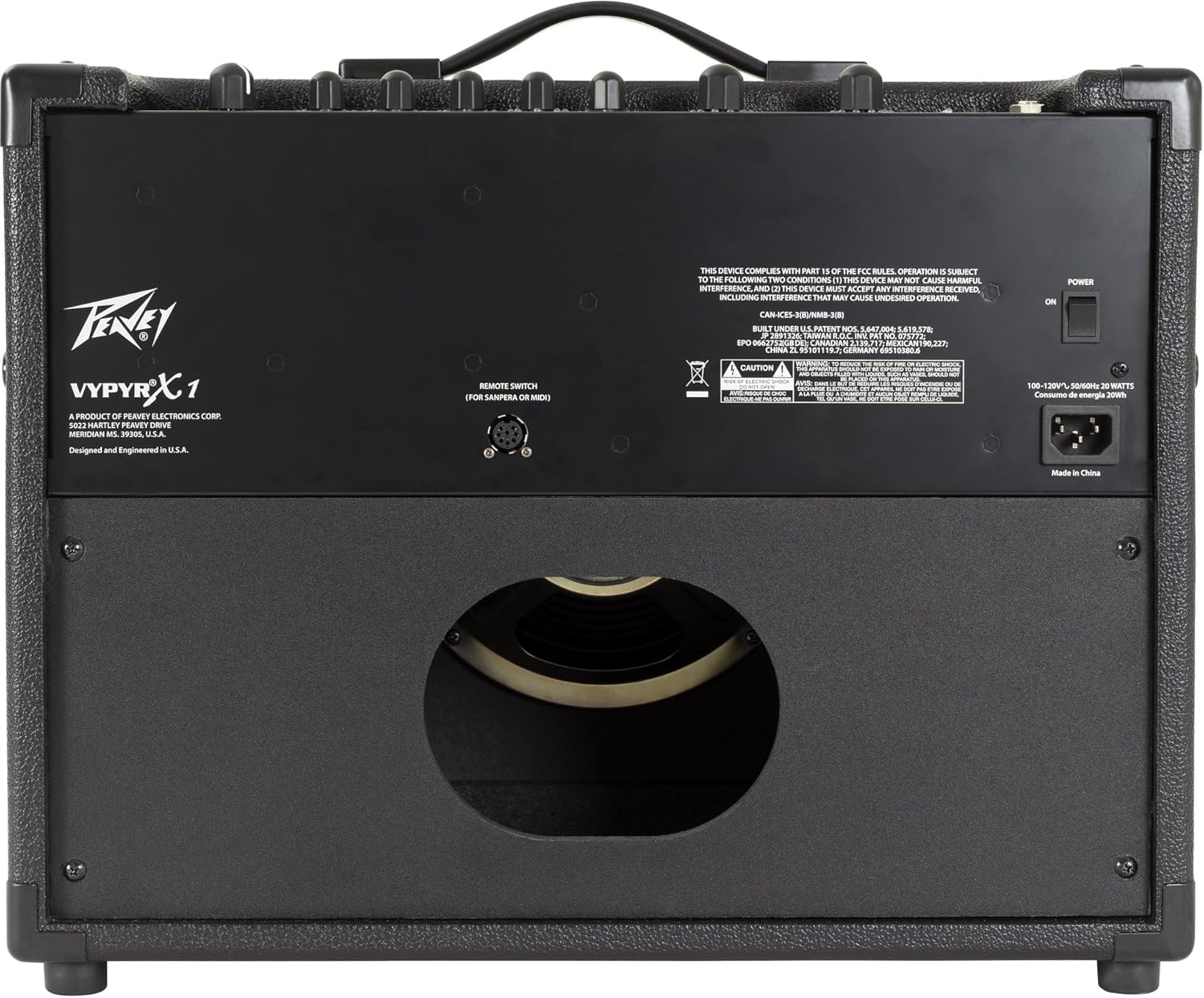 Peavey VYPYR X1 20w Electric/Bass/Acoustic Guitar Modelling Amp