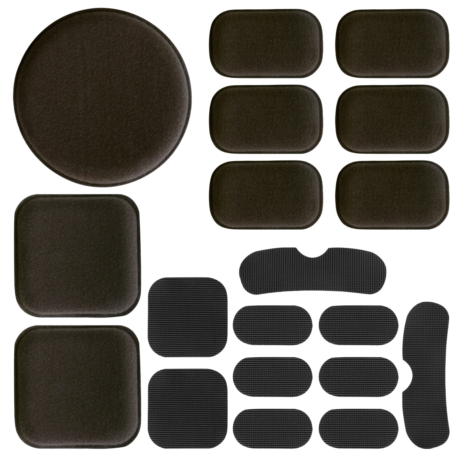 AOUTACC Universal Airsoft Helmet Pads, Helmet Replacement Foam Padding Kits Set Accessories Mats for Fast/Mich/ACH/USMC/PASGT Helmet