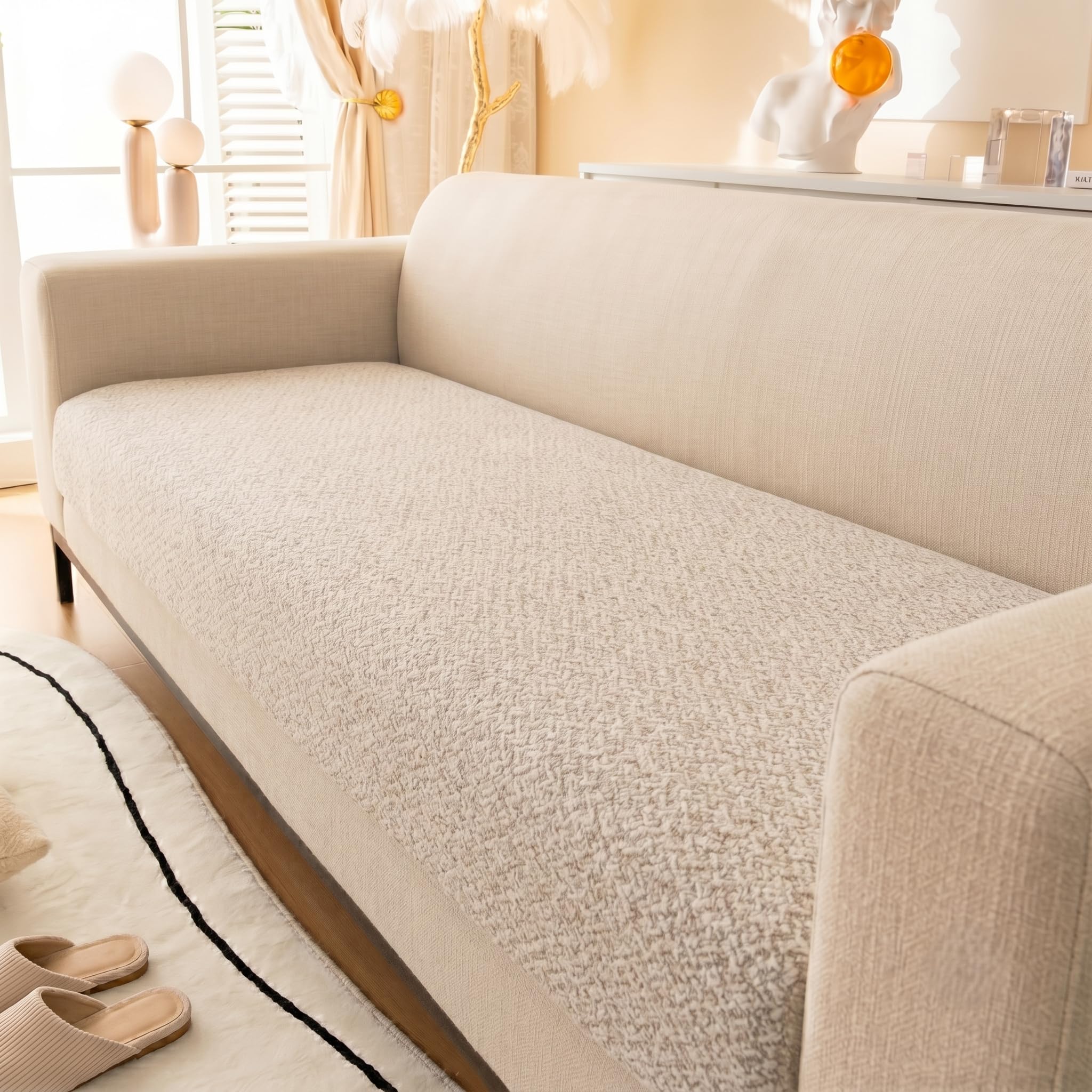 Styleys Sofa Mat - Anti-Slip Teddy Cover -18 Styleys Sofa Mat - Anti-Slip Teddy Cover -18