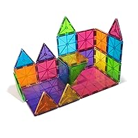 Vista 9 de MAGNA-TILES Juego clásico de construcción magnética de 32 piezas, la marca original de construcción magnética