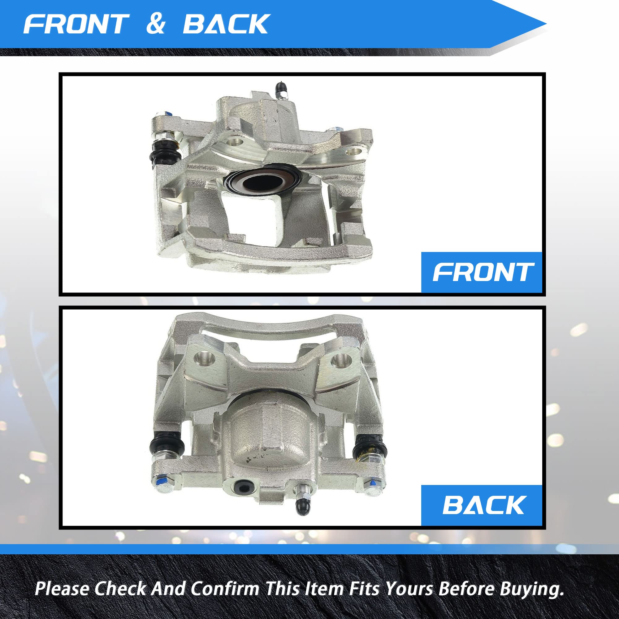 Crown 68003699AA - Brake Caliper Bracket, Rear, 08-12 Liberty KK