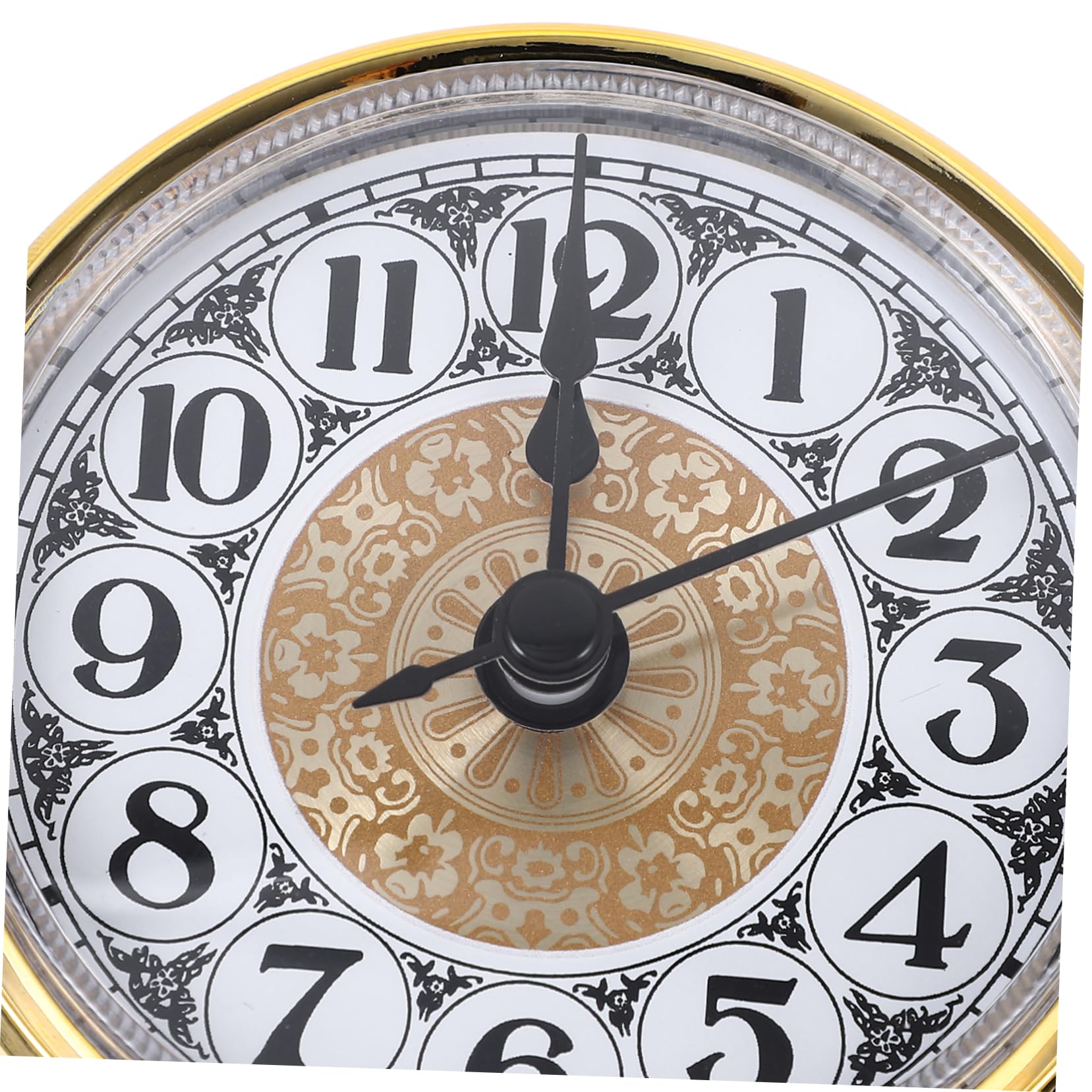 Alipis 4 Pezzi inserto orologio rotondo motore 'orologio inserto fai da te calendario desk clock home decor meccanismo ' in miniatura i di Metallo
