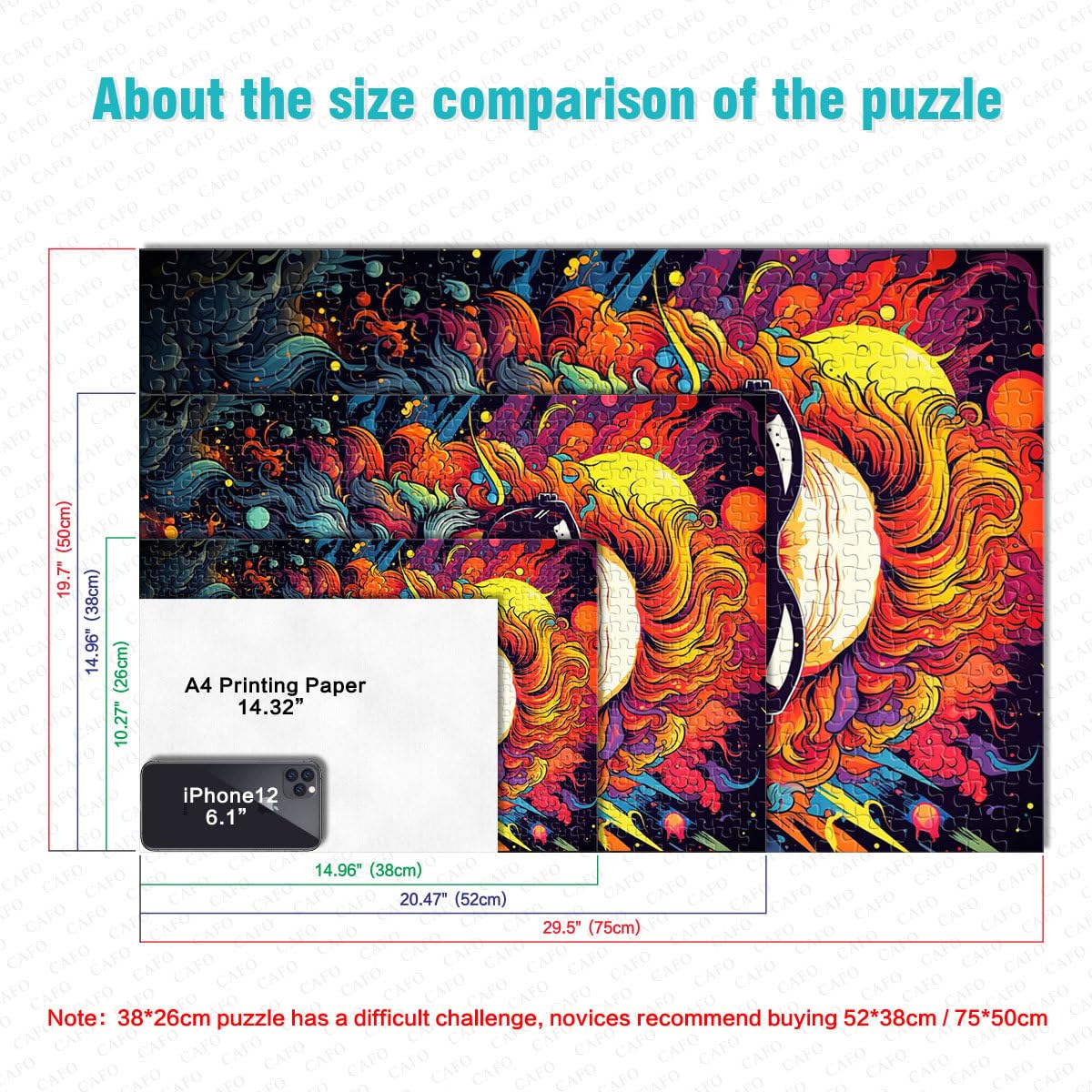 Jigsaw Puzzle Per Bambini arte colore vecchio 2000 Pezzi Jigsaw Puzzle 70 x 100 cm Grigio Card Puzzle per Adulti e Bambini Età 14 Anni Up Goditi Giochi Per Adulti