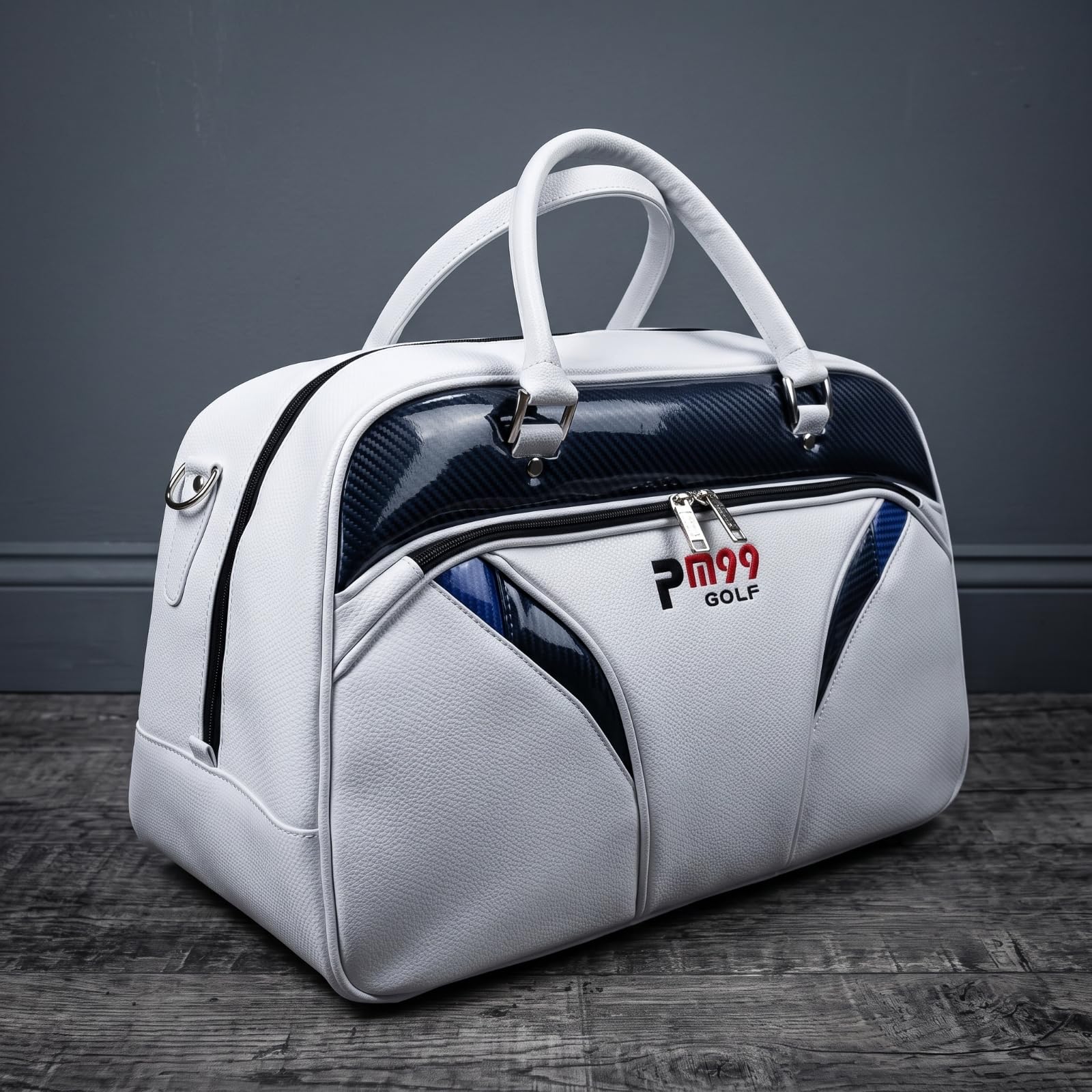 rockible Custodia da Golf da Esterno Borsa da Viaggio Sportiva Borsa Porta Attrezzatura Borsa Trasporto Accessori in Pelle PU con Maniglie Resistenti E