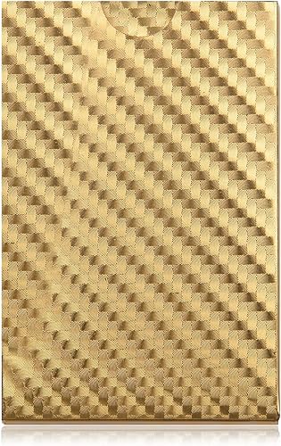 Miniatura 5 de ONE250 Premium 54pcsPack 24K Gold Foil Plated Poker Impermeable Lavable Plegable PVC Plástico Naipes