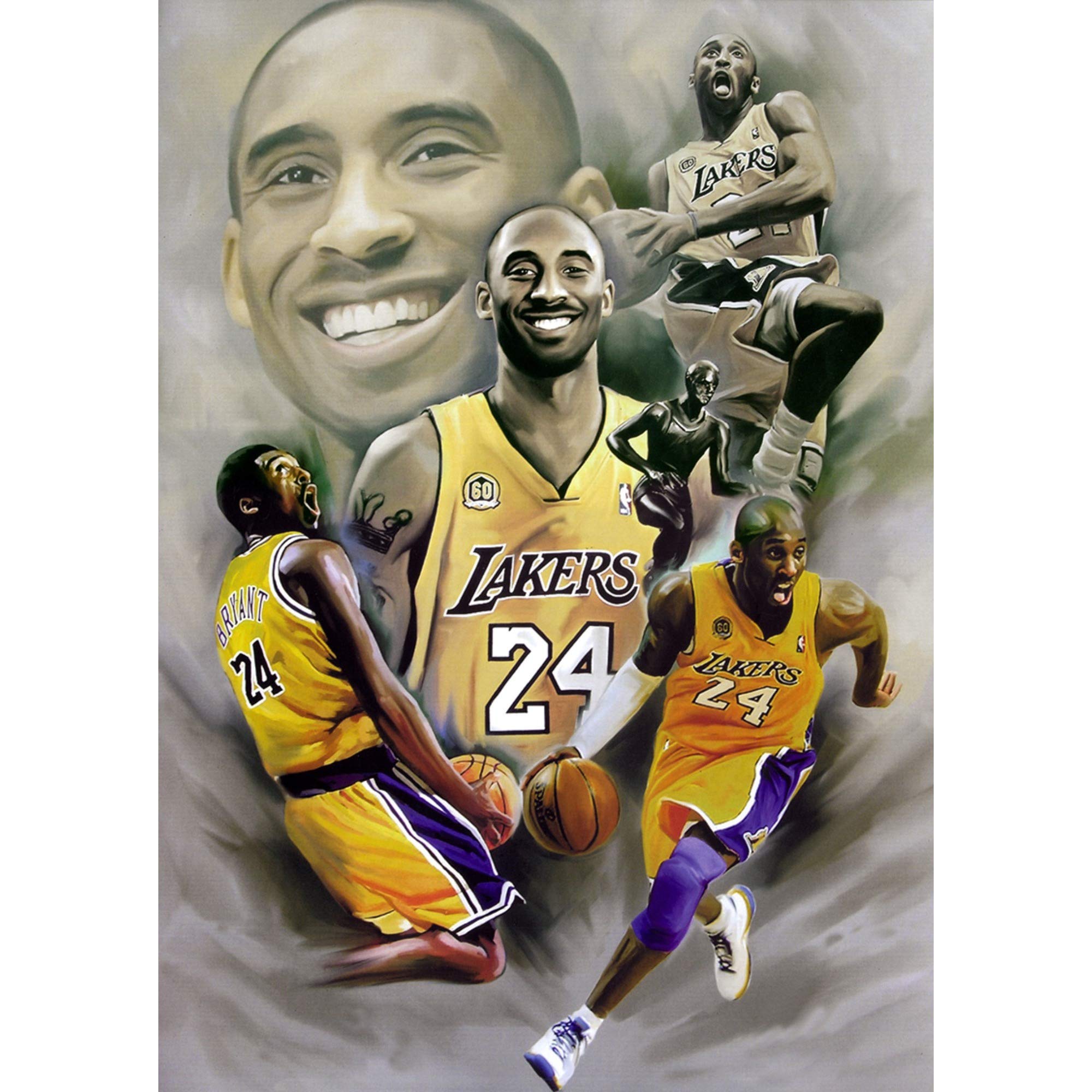 Kobe 3D Poster Wall Art Decor Print | 11.8 x 15.7 | Lenticular Posters & Pictures | Memorabilia Gifts for Guys & Girls Bedroom | All Star Legend -