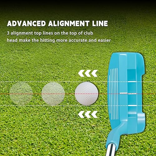 Miniatura 8 de MAZEL Chipper Club - Cuña de lanzamiento para hombres y mujeres, 3645 grados, ahorra golpes de juegos cortos, mano derecha
