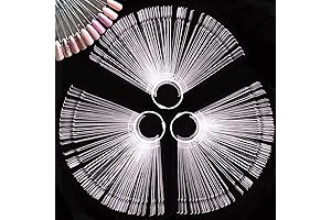 150 Clear Nail Swatches Sticks