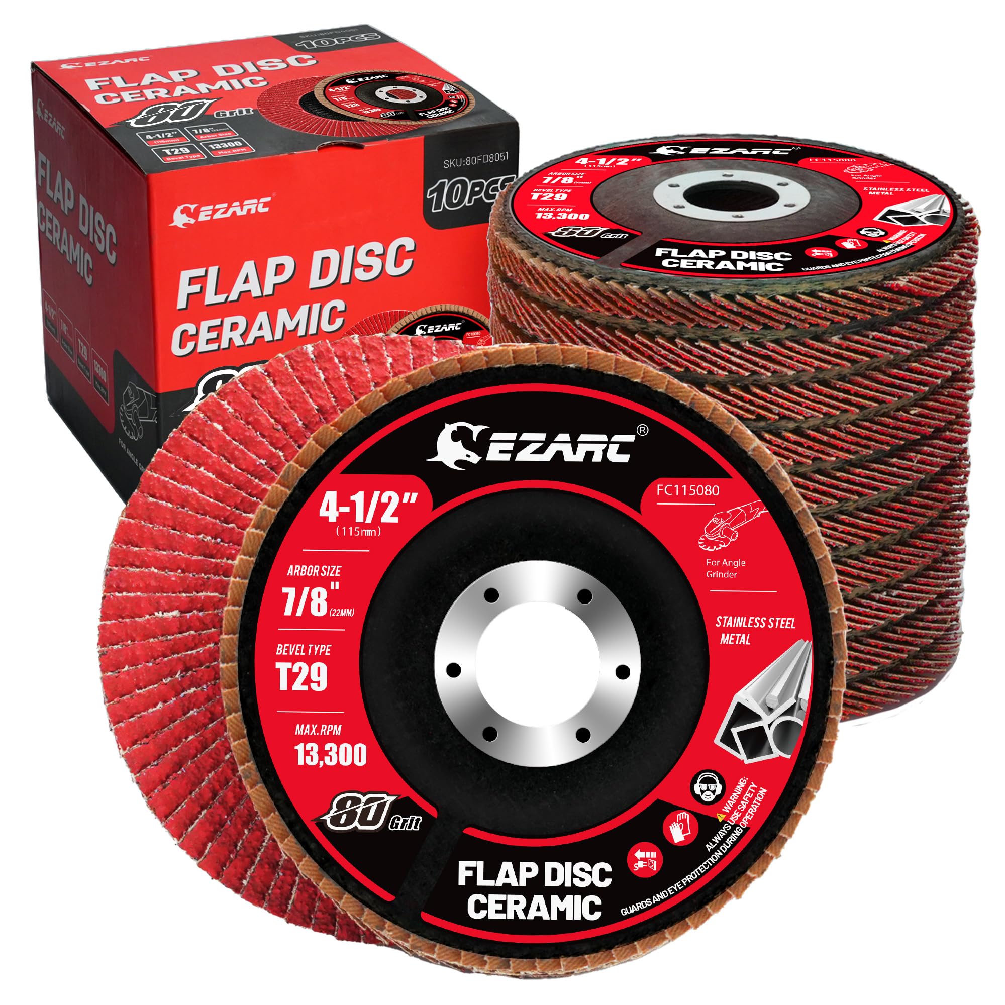Ceramic Flap Discs - Powerful Grinding & Welding -1