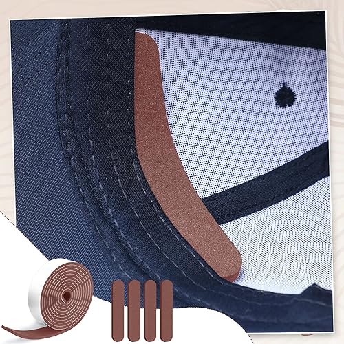 Vista 39 de Outus 23 piezas de cinta reductora de tamaño de sombrero, inserto de espuma reductora de espuma, rollo autoadhesivo (blanco + negro)