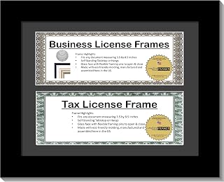 Creative Picture Frames Satin Black Double Frame